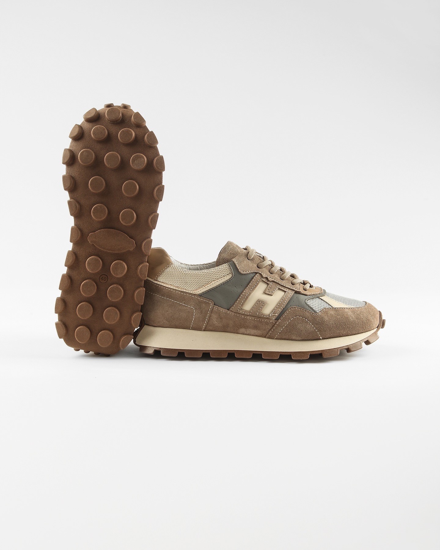 FENRUY HAKİKİ DERİ EVA TABAN ERKEK SNEAKER AYAKKABI - Bej