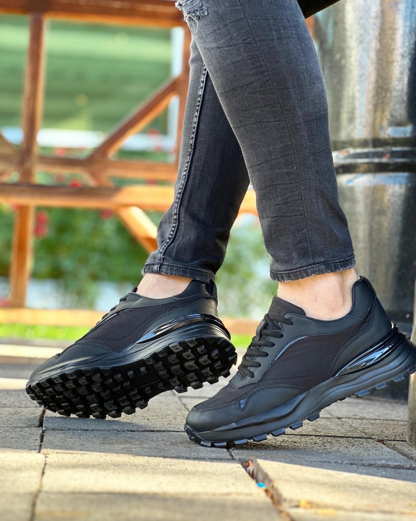 MONSAR HAKİKİ DERİ AİR TABAN GÜNLÜK ERKEK SNEAKER AYAKKABI