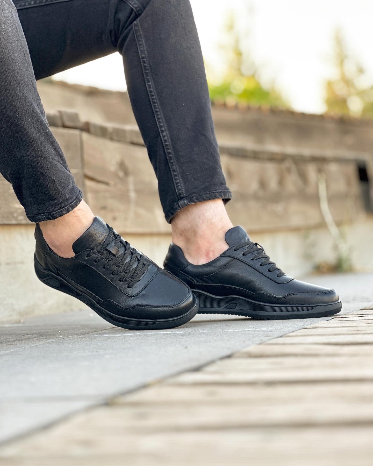 PACE HAKİKİ DERİ GÜNLÜK ERKEK SNEAKER AYAKKABI