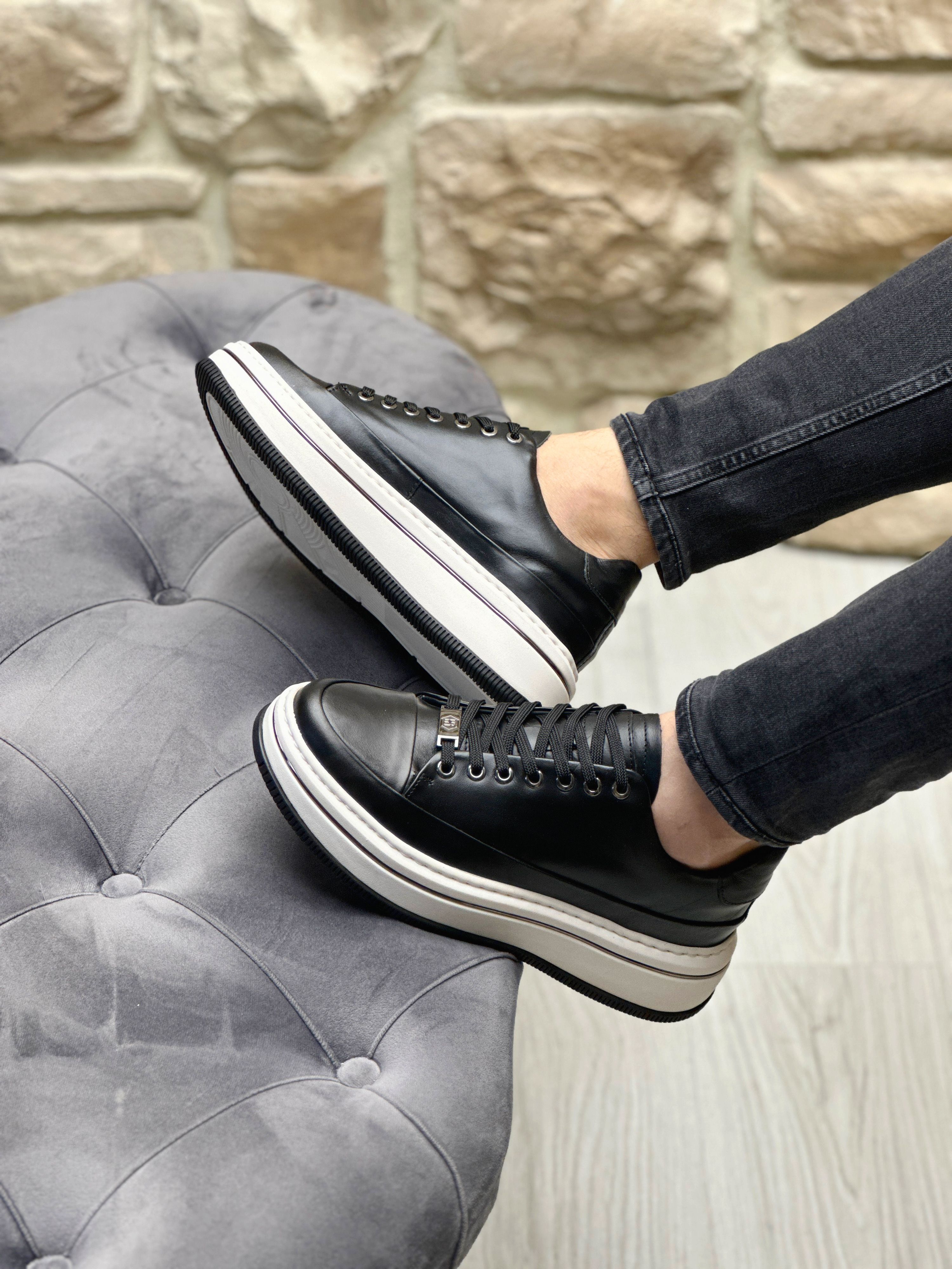 ROGLAN HAKİKİ DERİ EVA TABAN GÜNLÜK ERKEK SNEAKER AYAKKABI