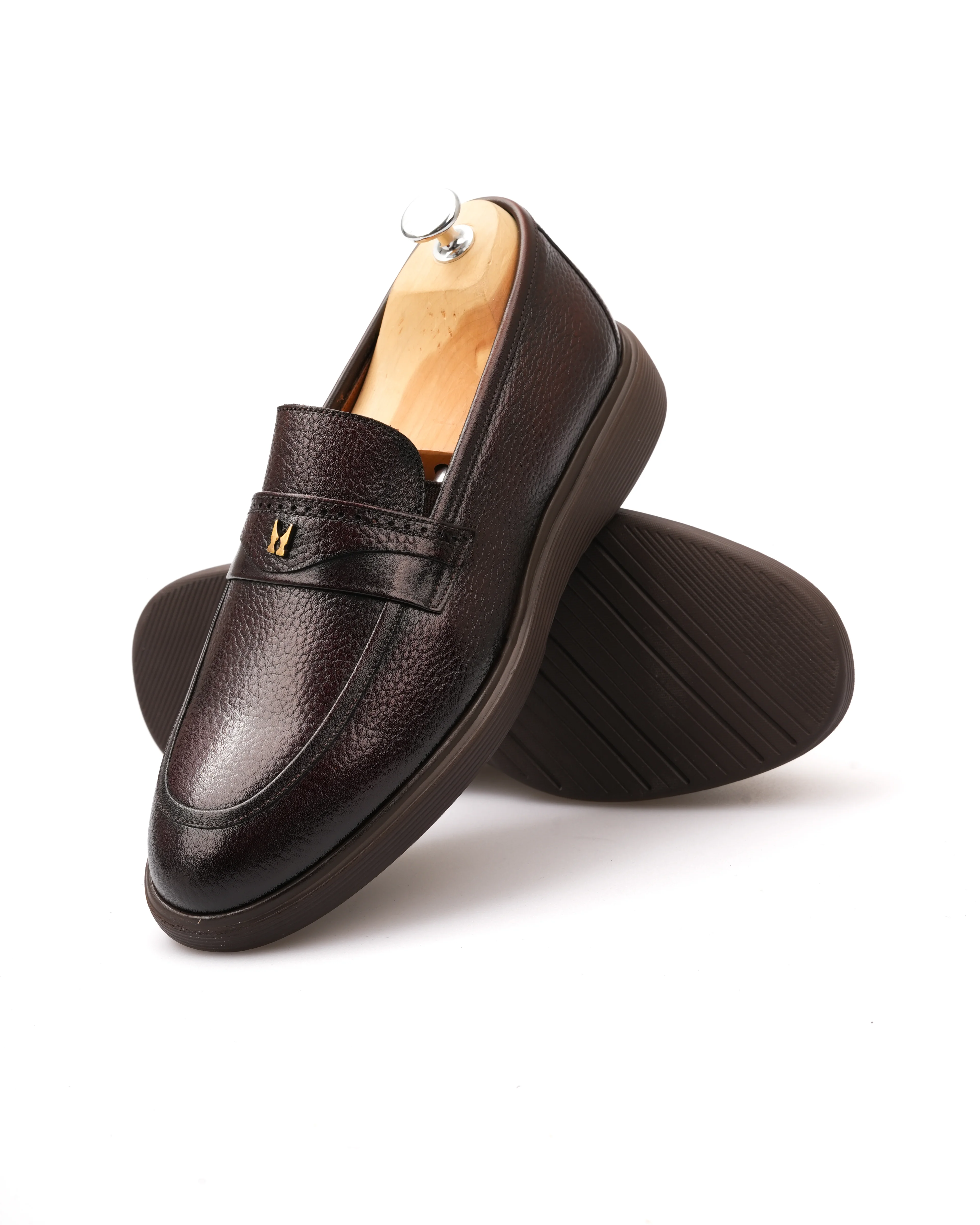 CAFU HAKİKİ DERİ EVA TABAN GÜNLÜK ERKEK KLASİK AYAKKABI - Kahverengi