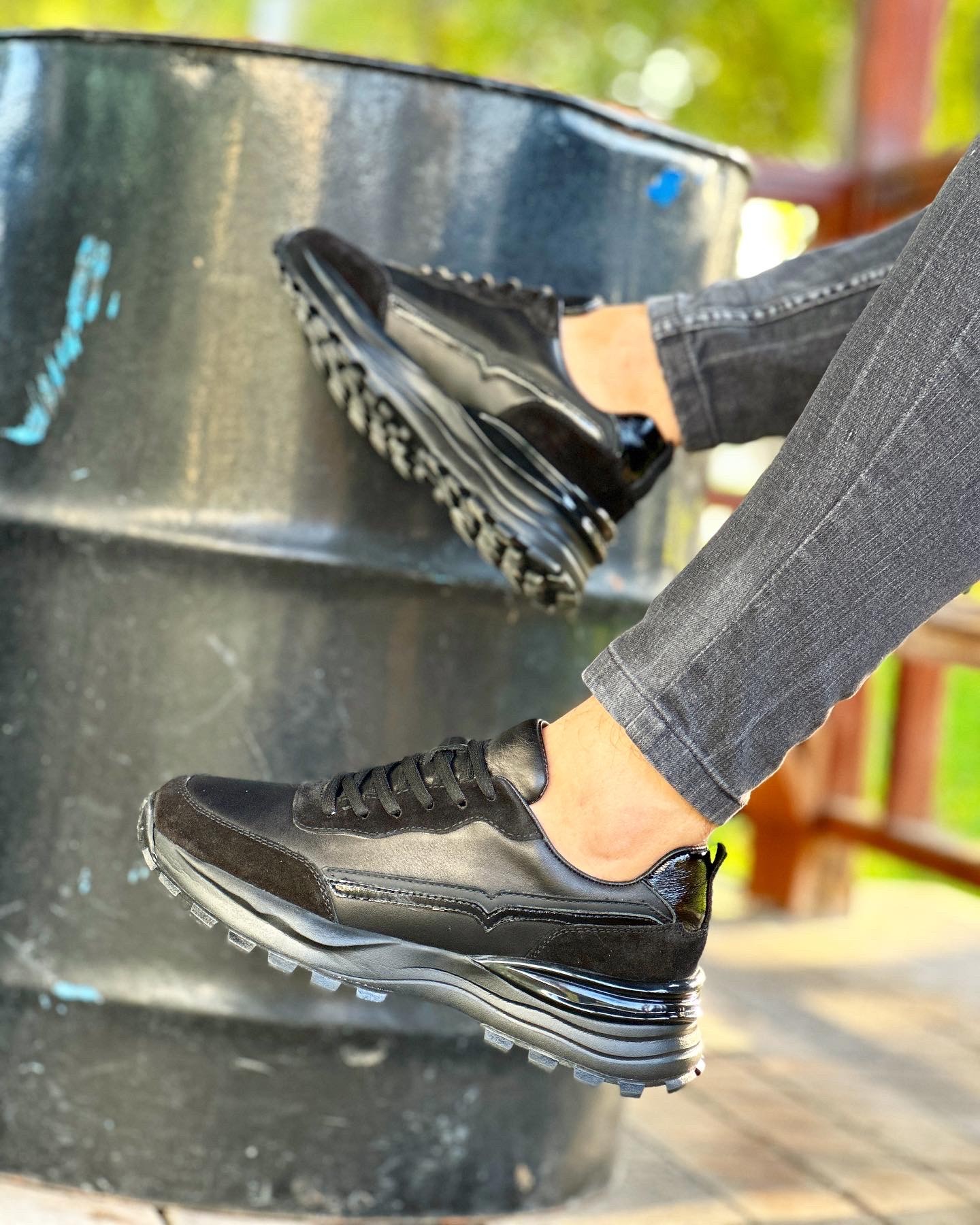 XWELİ HAKİKİ DERİ AİR TABAN GÜNLÜK ERKEK SNEAKER AYAKKABI