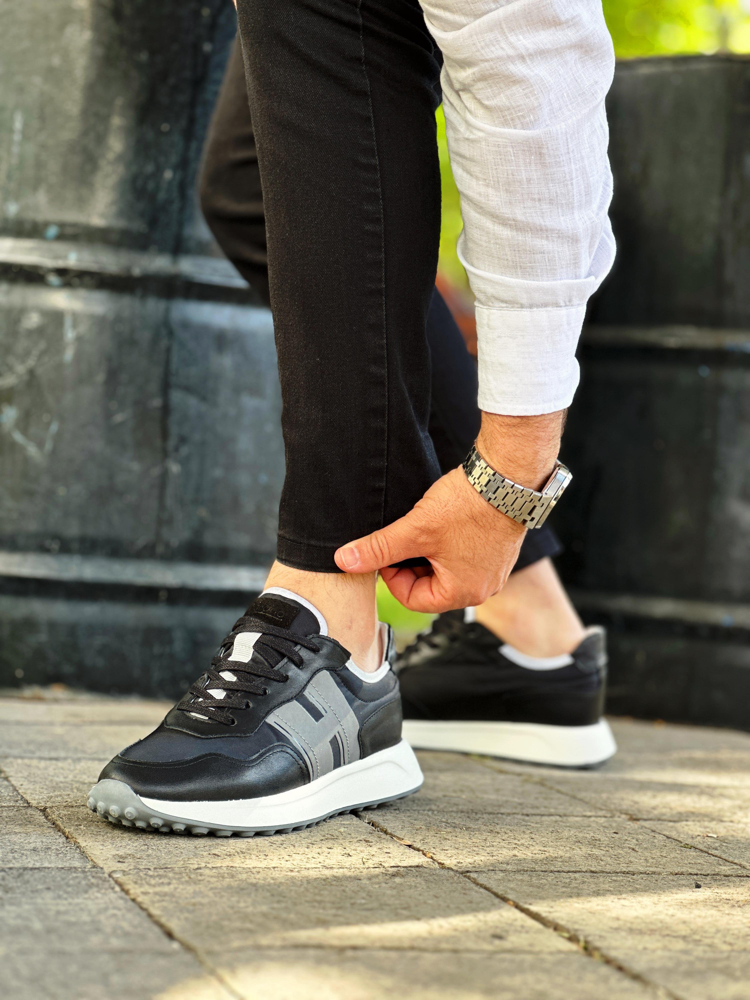 BİSAL HAKİKİ DERİ EVA TABAN GÜNLÜK ERKEK SNEAKER AYAKKABI