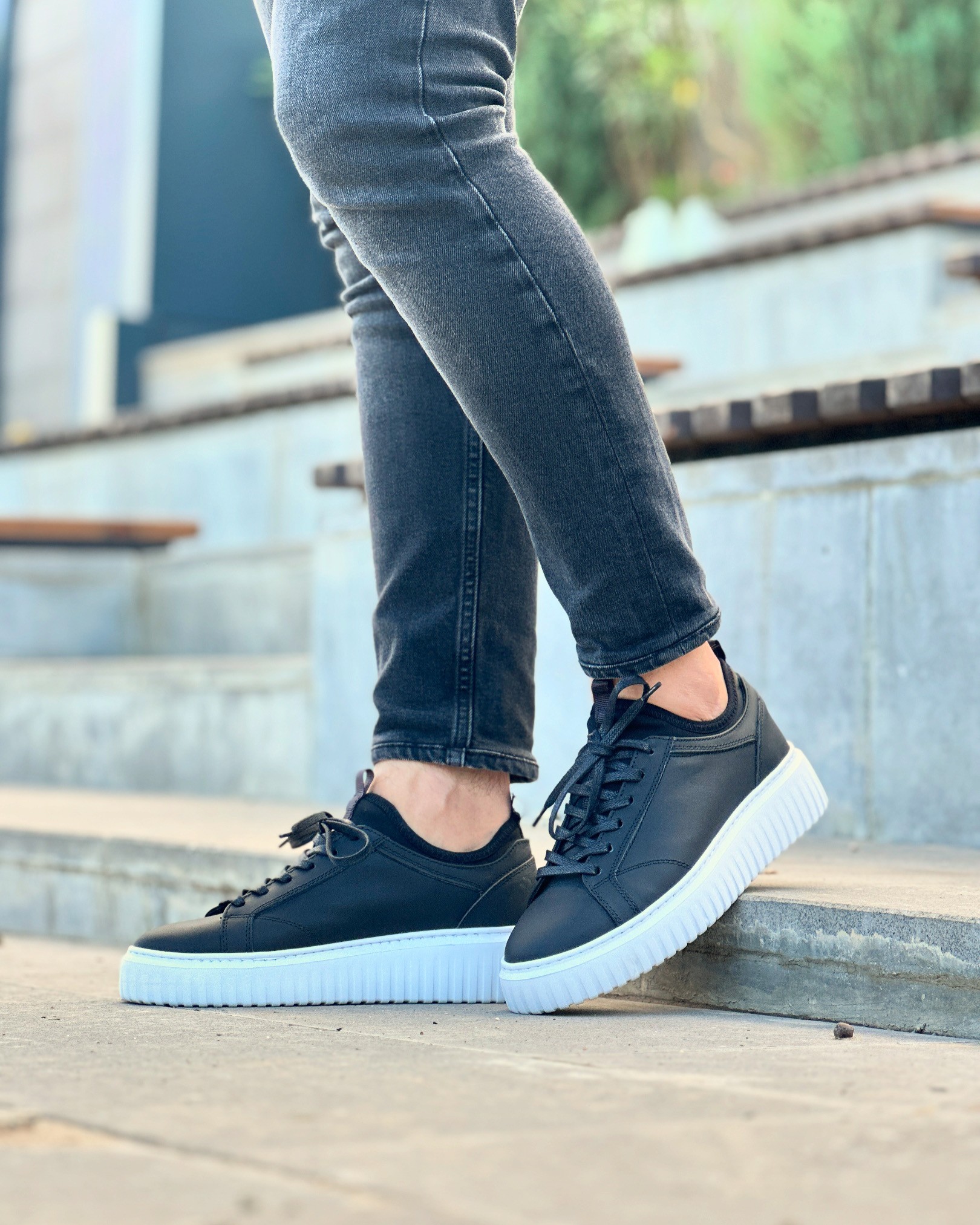 KAYRİE HAKİKİ DERİ EVA TABAN GÜNLÜK ERKEK SNEAKER AYAKKABI