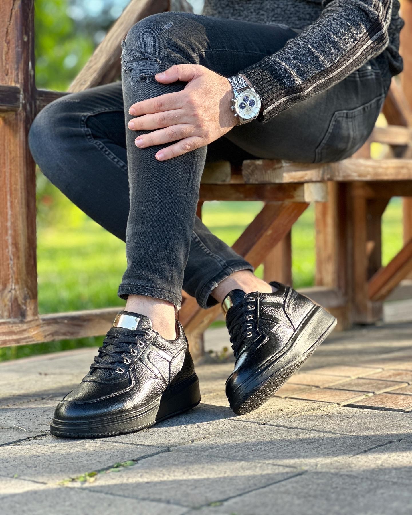 KEAN HAKİKİ DERİ GÜNÜK ERKEK SNEAKER AYAKKABI