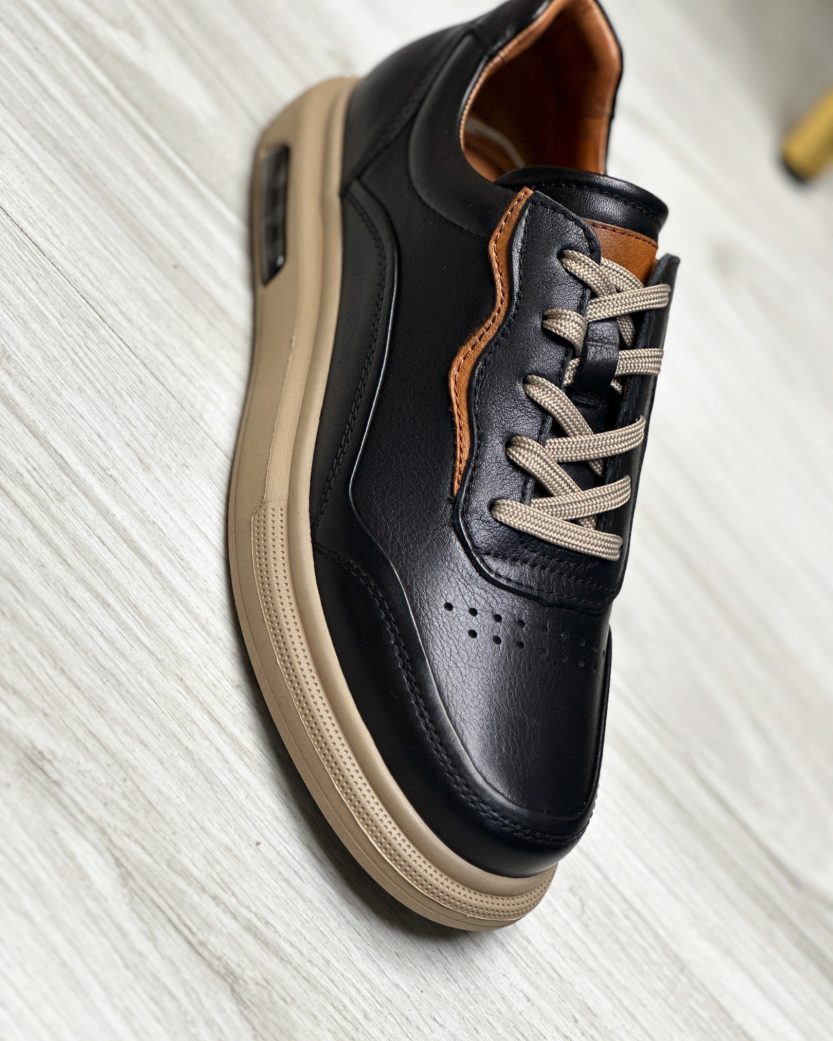 MEDISIN HAKİKİ DERİ AİR TABAN GÜNLÜK ERKEK SNEAKER AYAKKABI