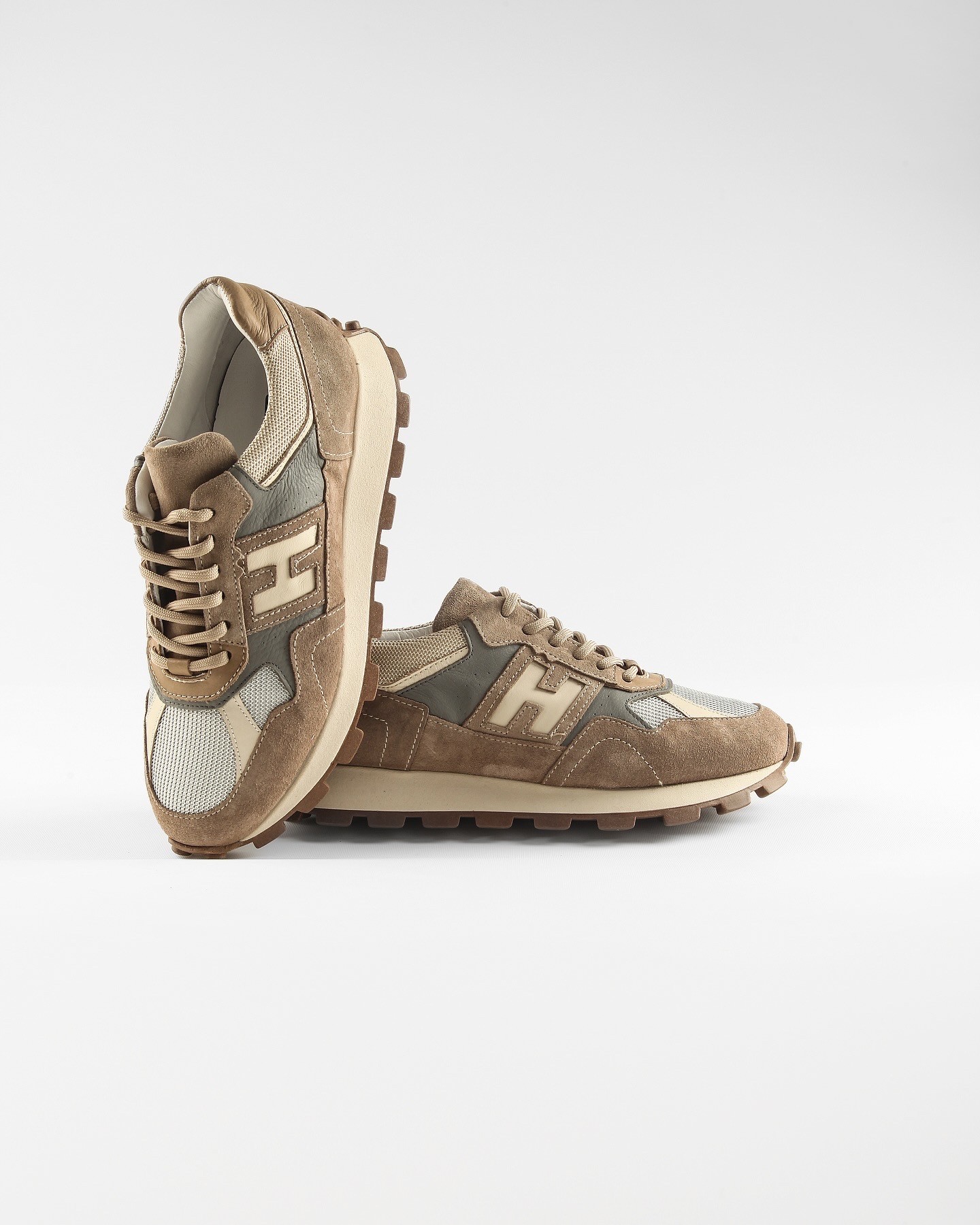 FENRUY HAKİKİ DERİ EVA TABAN ERKEK SNEAKER AYAKKABI - Bej
