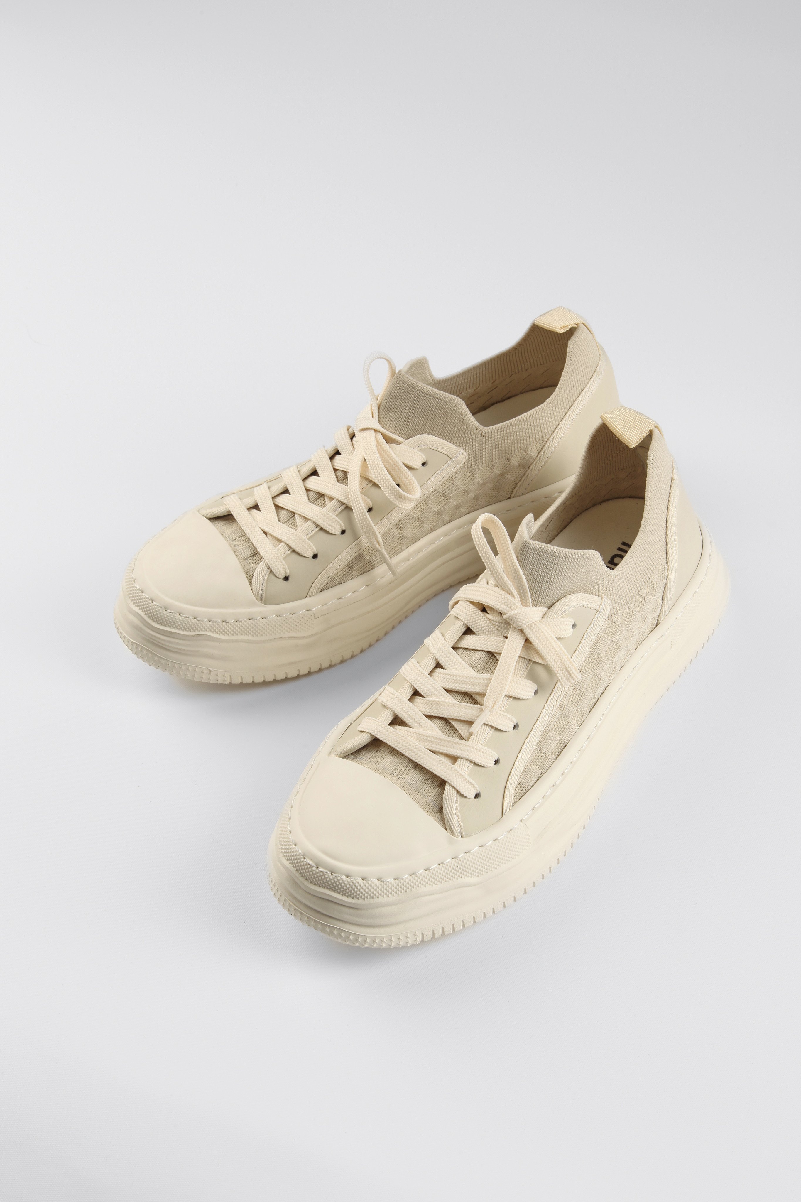 DERİK HASIR KETEN AİR TABAN GÜNLÜK ERKEK SNEAKER AYAKKABI - Bej