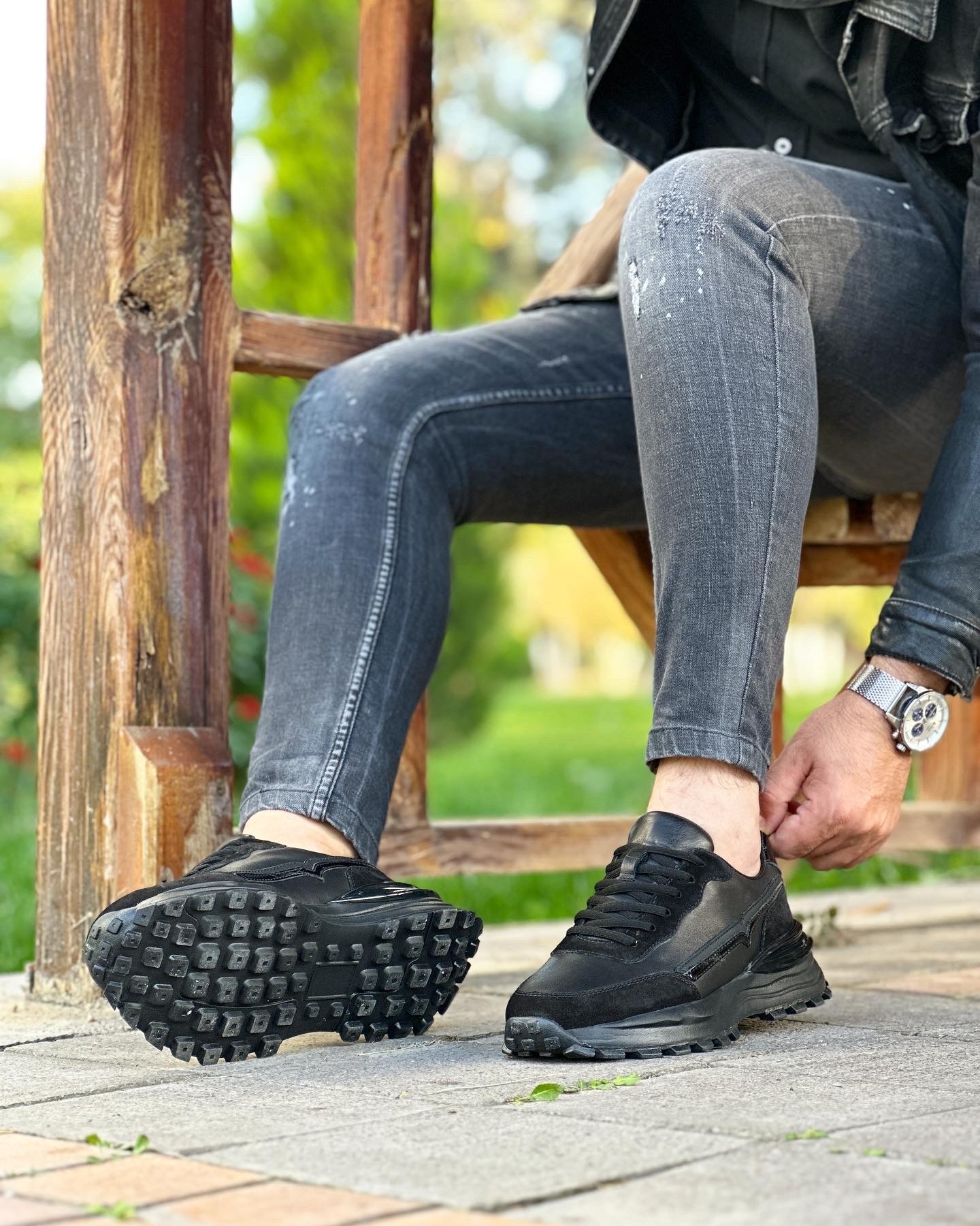 XWELİ HAKİKİ DERİ AİR TABAN GÜNLÜK ERKEK SNEAKER AYAKKABI