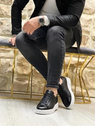 NEZAK HAKİKİ DERİ EVA TABAN ERKEK SNEAKER AYAKKABI