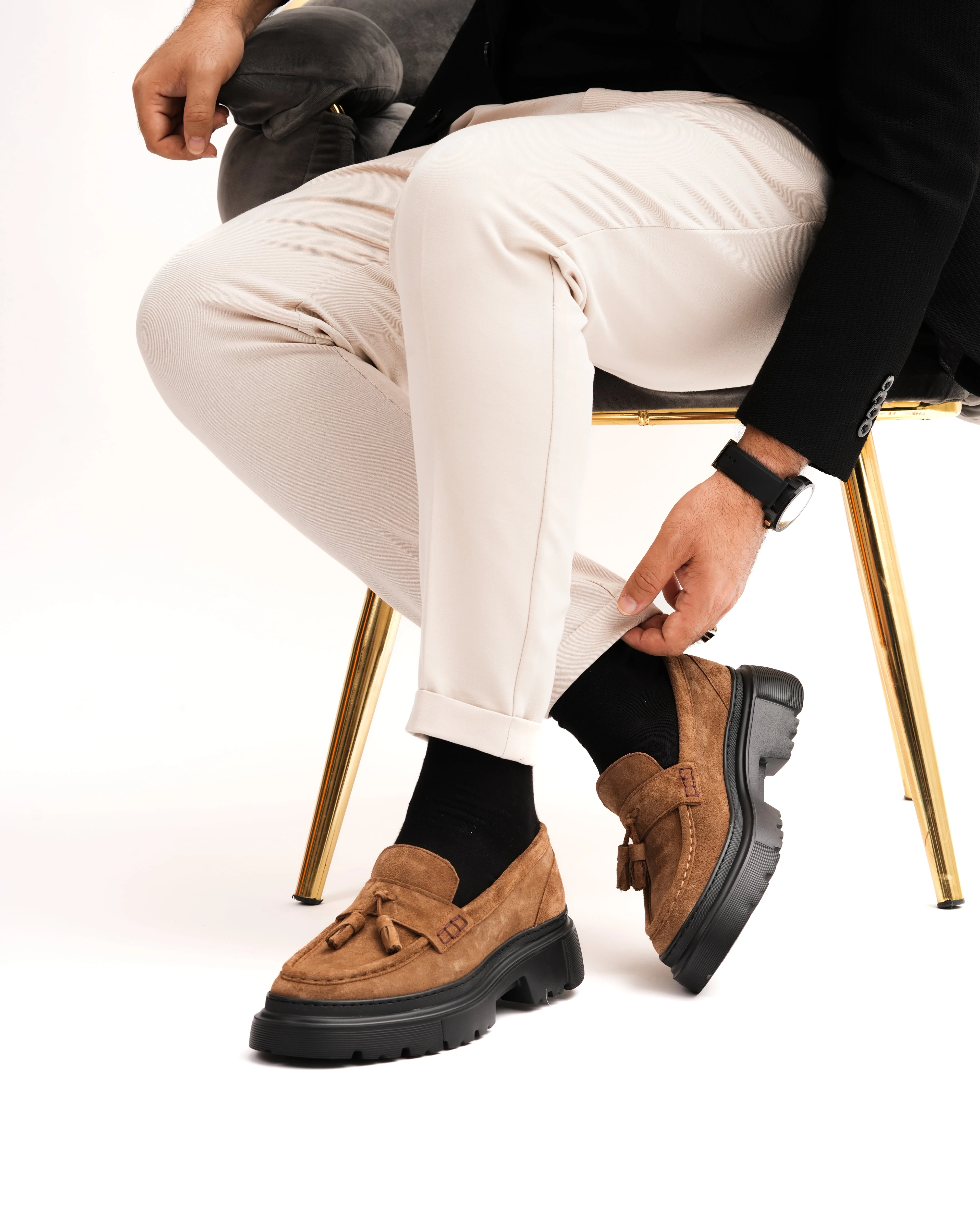 TIRKEVANK HAKİKİ DERİ EVA TABAN GÜNLÜK ERKEK KLASİK AYAKKABI