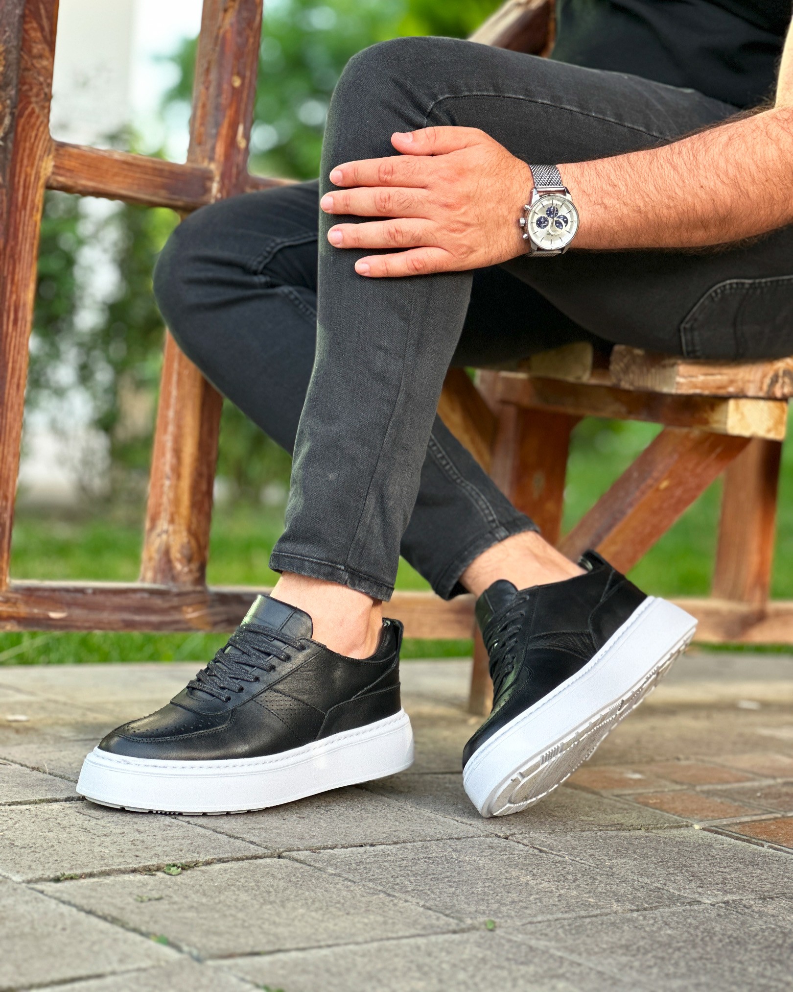 CIWANIK HAKİKİ DERİ EVA TABAN GÜNLÜK ERKEK SNEAKER AYAKKABI