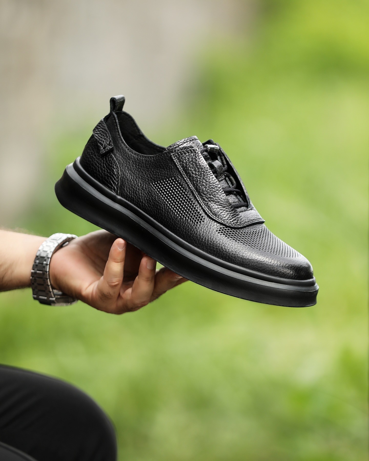 NAMEL HAKİKİ DERİ AİR TABAN GÜNLÜK ERKEK SNEAKER AYAKKABI