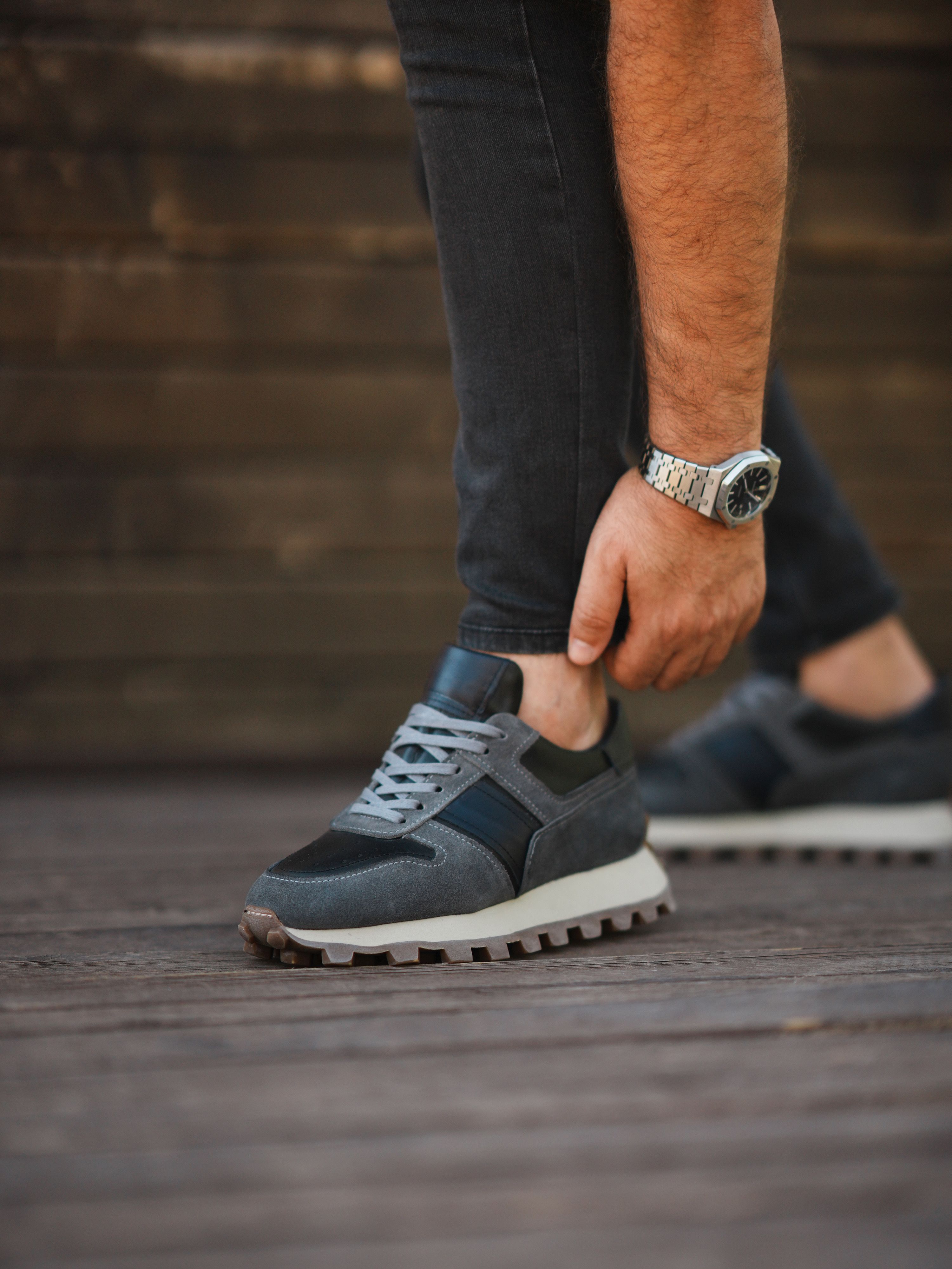 KEVIR HAKİKİ DERİ EVA TABAN GÜNLÜK ERKEK SNEAKER AYAKKABI