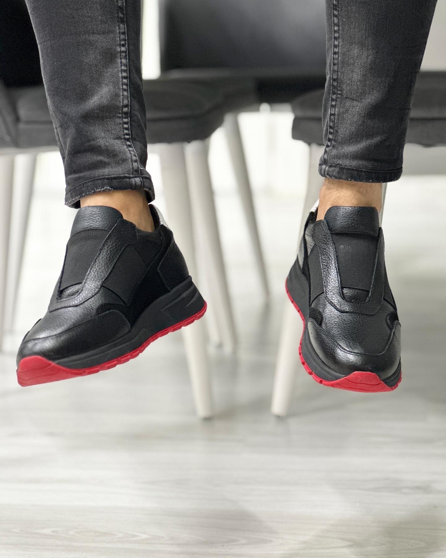 HAKİKİ DERİ EVA TABAN GÜNLÜK ERKEK SNEAKER AYAKKABI