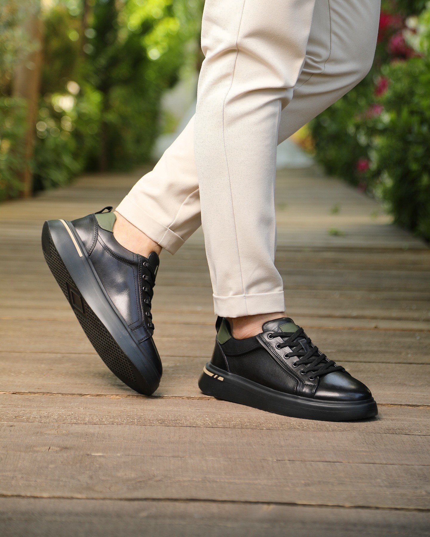 MEBRA HAKİKİ DERİ AİR TABAN GÜNLÜK ERKEK SNEAKER AYAKKABI
