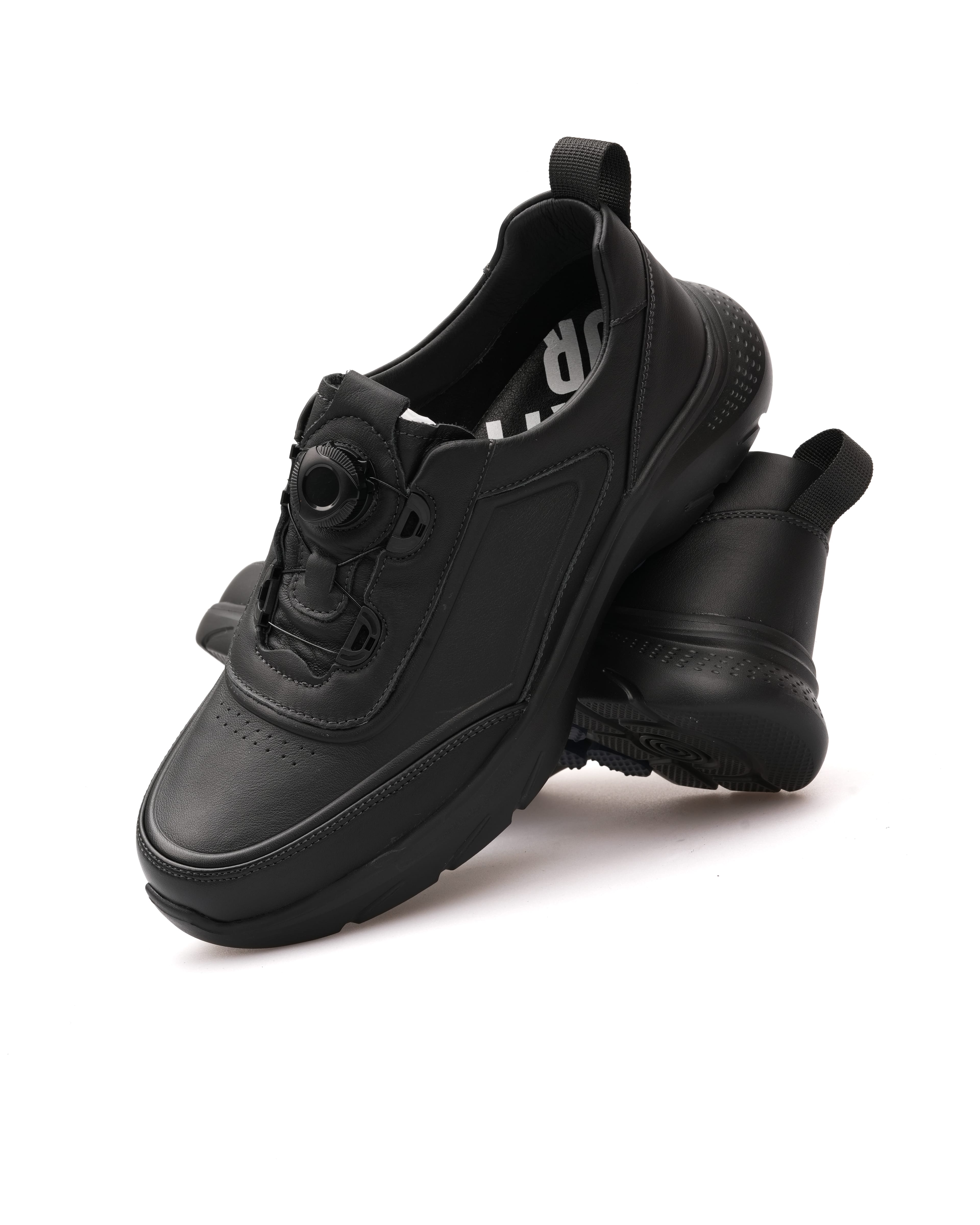 ARTEMU HAKİKİ DERİ GÜNLÜK ERKEK SNEAKER AYAKKABI - Siyah