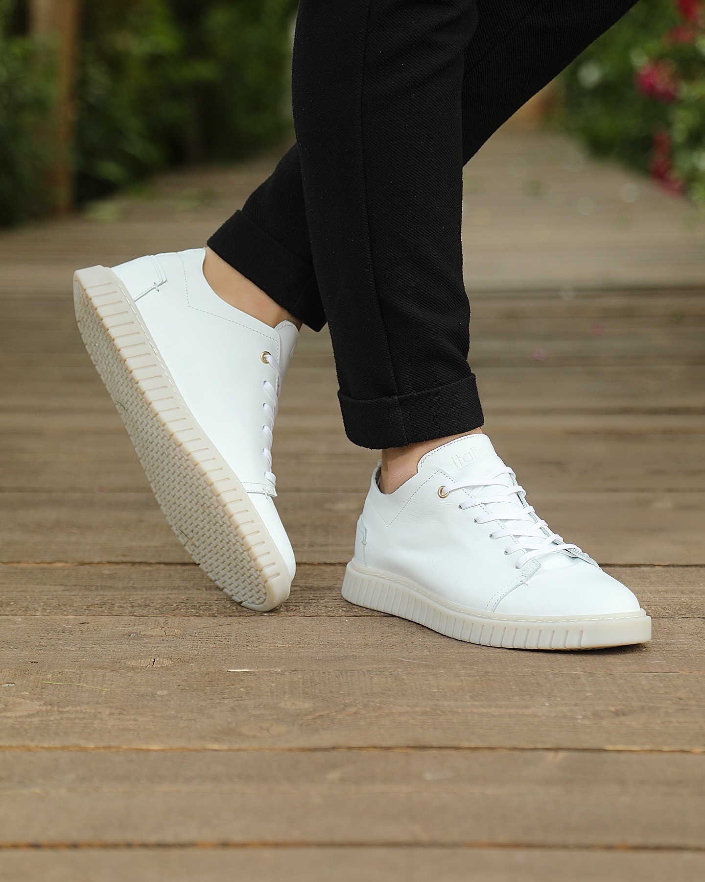 SEMDO HAKİKİ DERİ GÜNLÜK ERKEK SNEAKER AYAKKABI