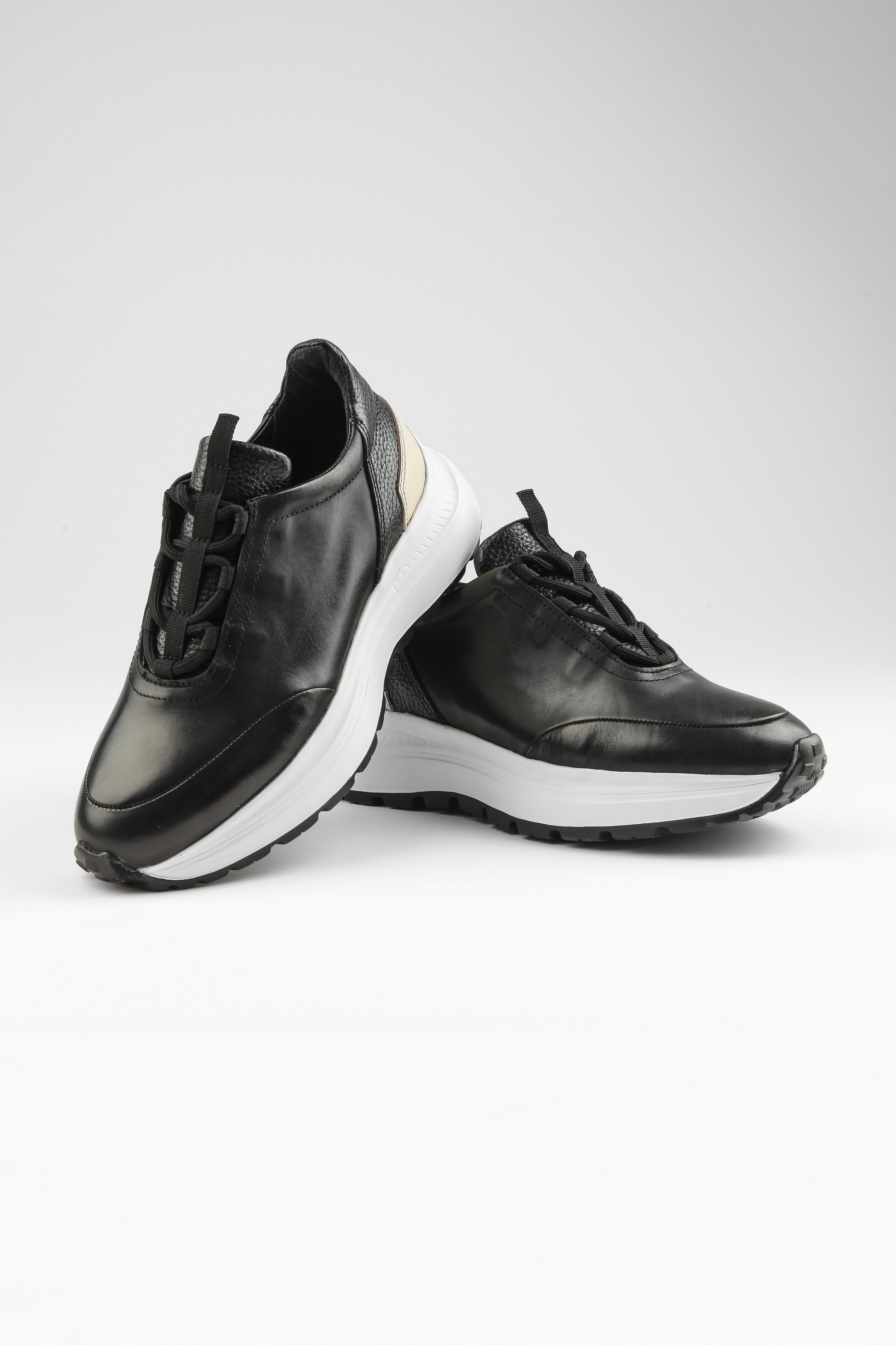 MERAN HAKİKİ DERİ EVA TABAN ERKEK SNEAKER AYAKKABI