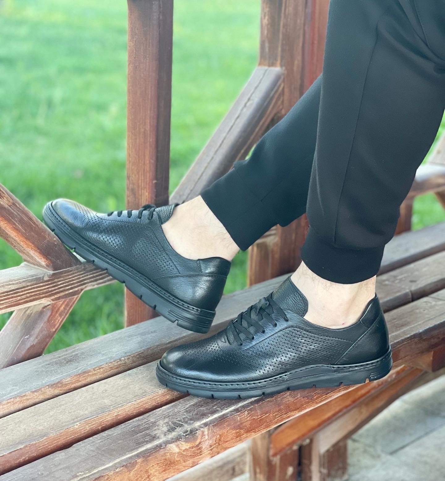 HAKİKİ DERİ EVA TABAN GÜNLÜK ERKEK SNEAKER AYAKKABI