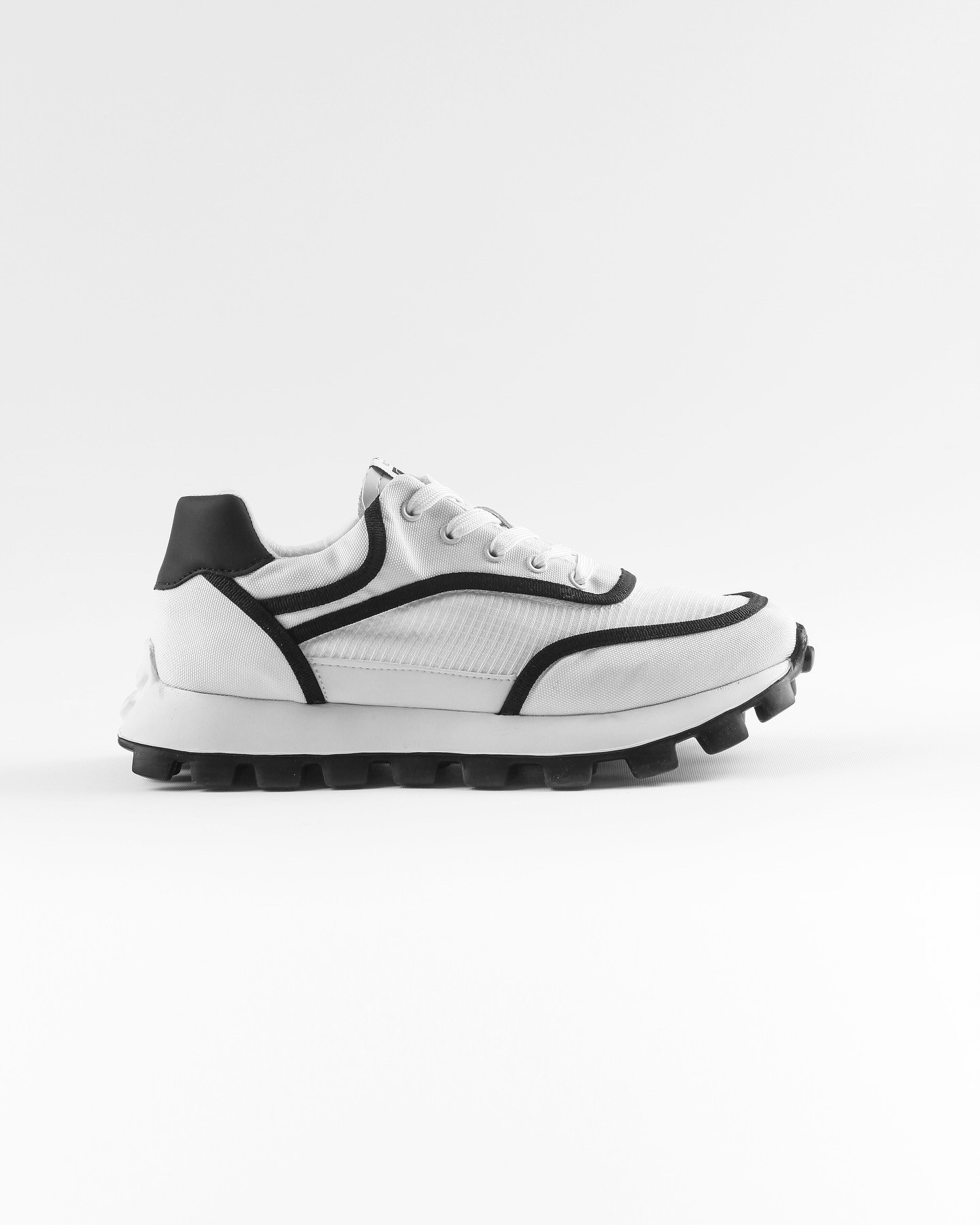 HALDE KETEN GÜNLÜK ERKEK SNEAKER AYAKKABI - Beyaz