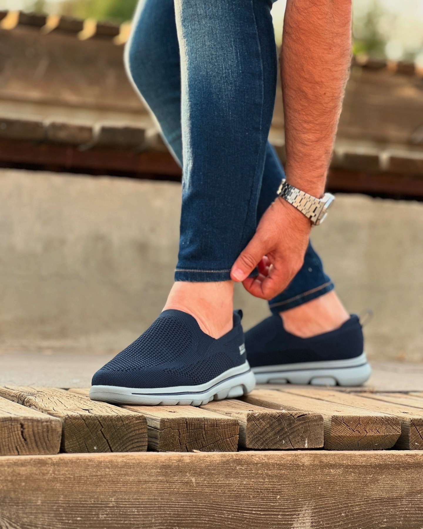 KETEN EVA TABAN GÜNLÜK ERKEK SNEAKER AYAKKABI - Lacivert