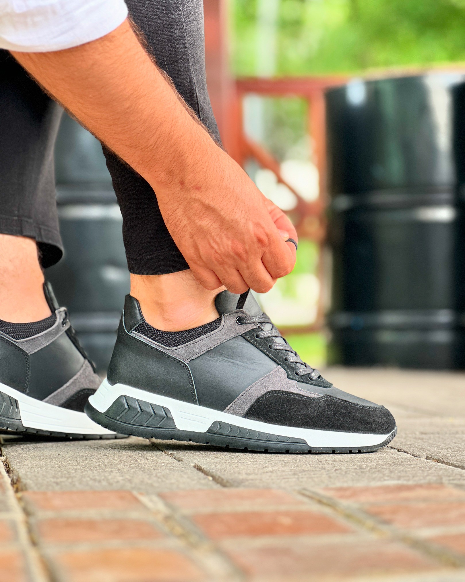 FLATUN HAKİKİ DERİ EVA TABAN GÜNLÜK ERKEK SNEAKER ERKEK AYAKKABI