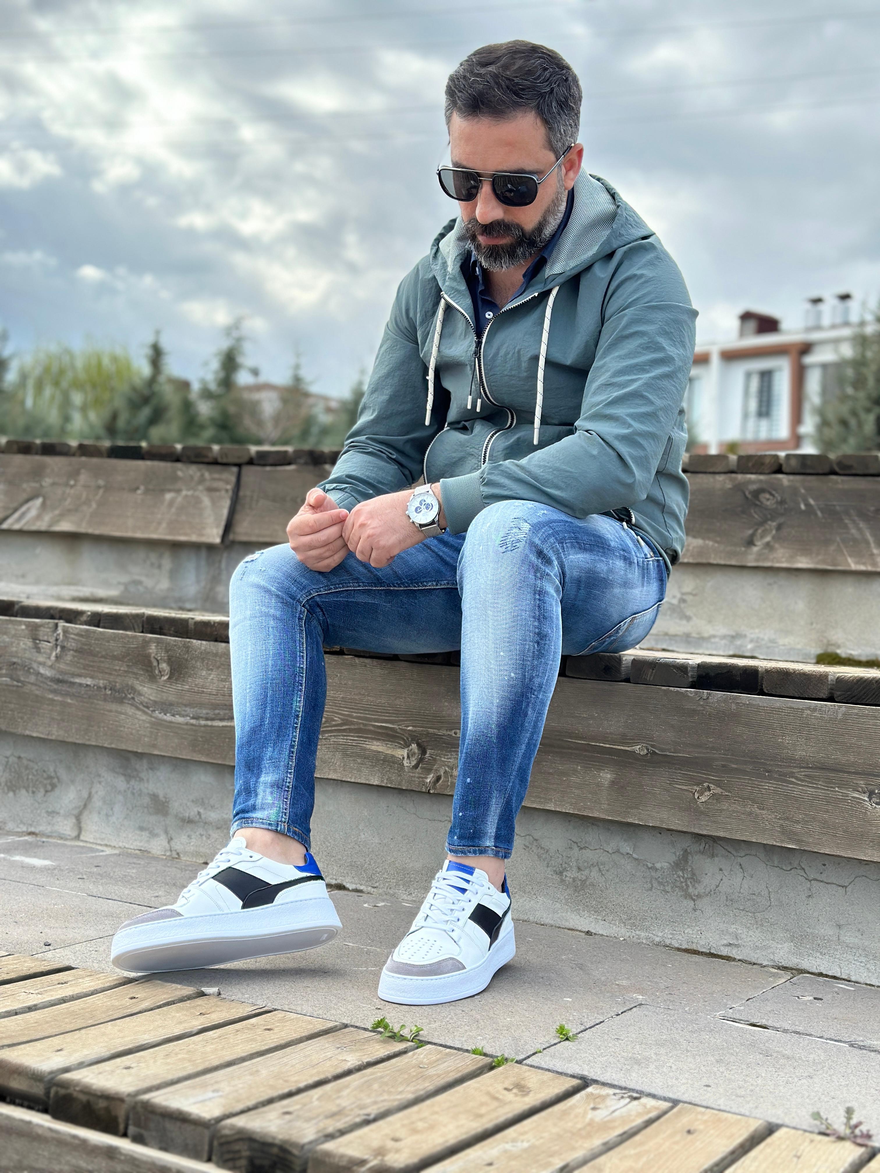 WAKİN HAKİKİ DERİ GARNİLİ EVA TABAN GÜNLÜK ERKEK AYAKKABI