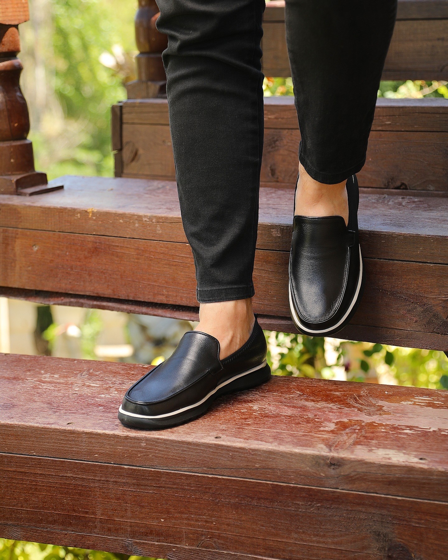 HAKİKİ DERİ EVA TABAN GÜNLÜK ERKEK SNEAKER AYAKKABI