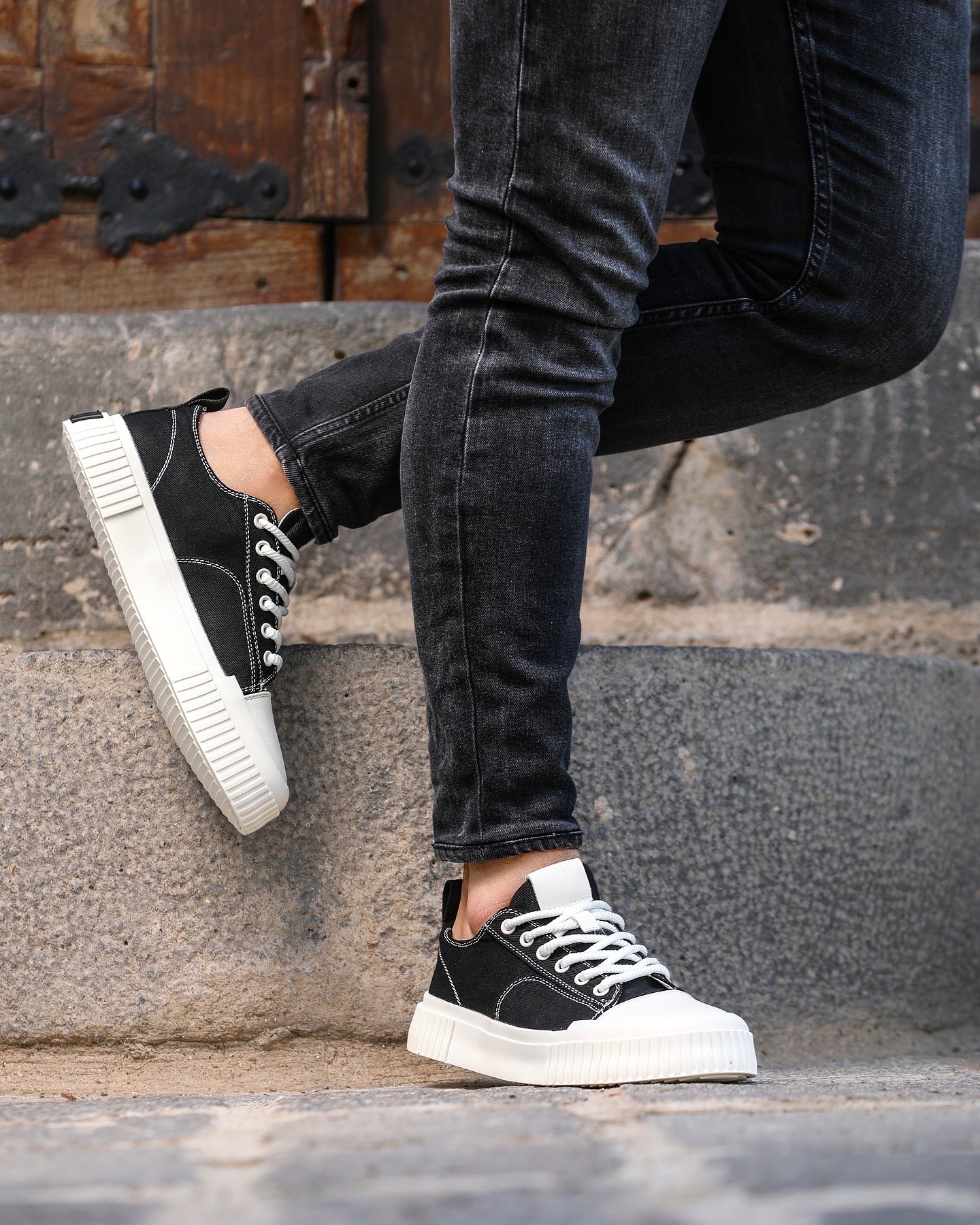 BEDALİ KETEN KAUÇUK TABAN GÜNLÜK ERKEK SNEAKER AYAKKABI