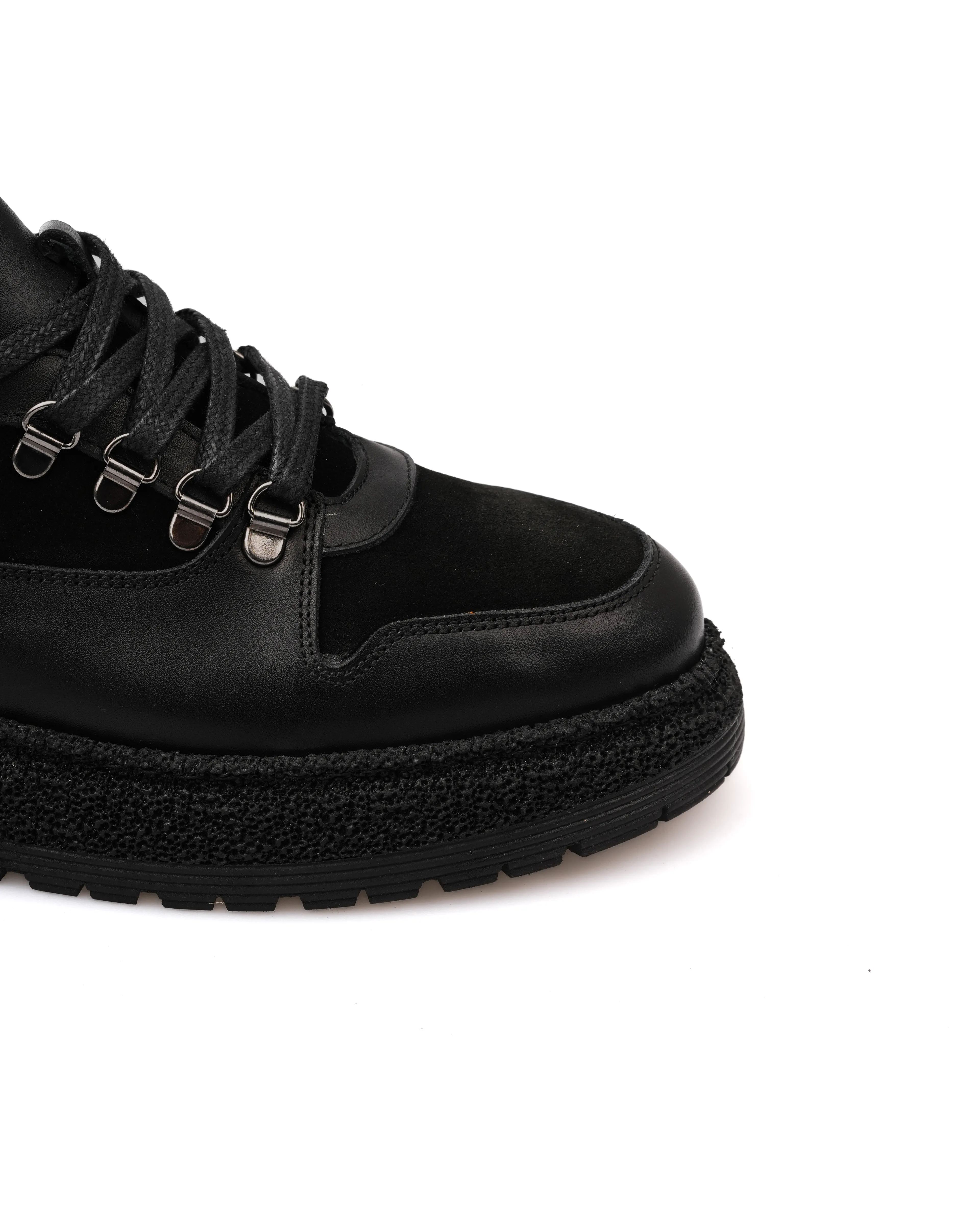 MARTİYA HAKİKİ DERİ GÜNLÜK ERKEK BOT - Siyah