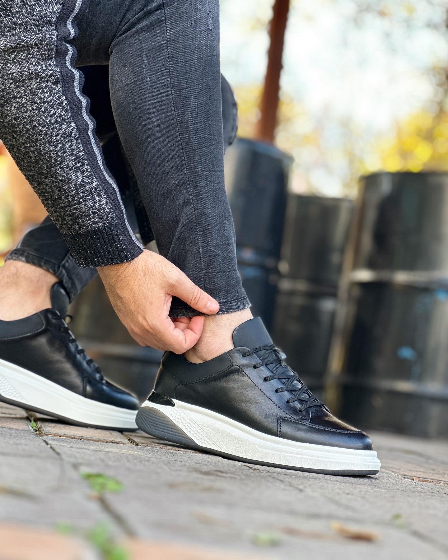 CLAS HAKİKİ DERİ AİR TABAN GÜNLÜK ERKEK SNEAKER AYAKKABI