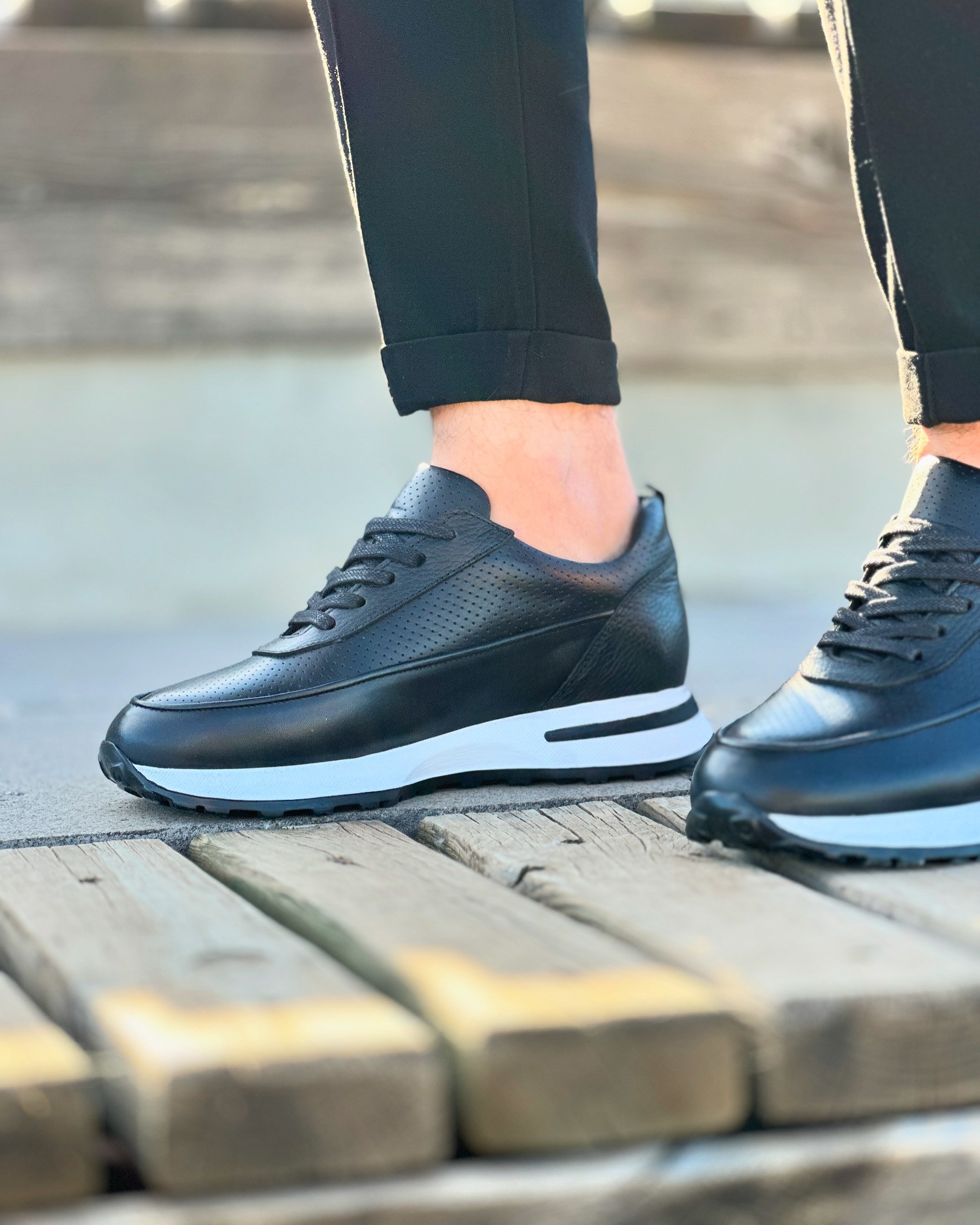 LAYB HAKİKİ DERİ EVA TABAN GÜNLÜK ERKEK SNEAKER AYAKKABI