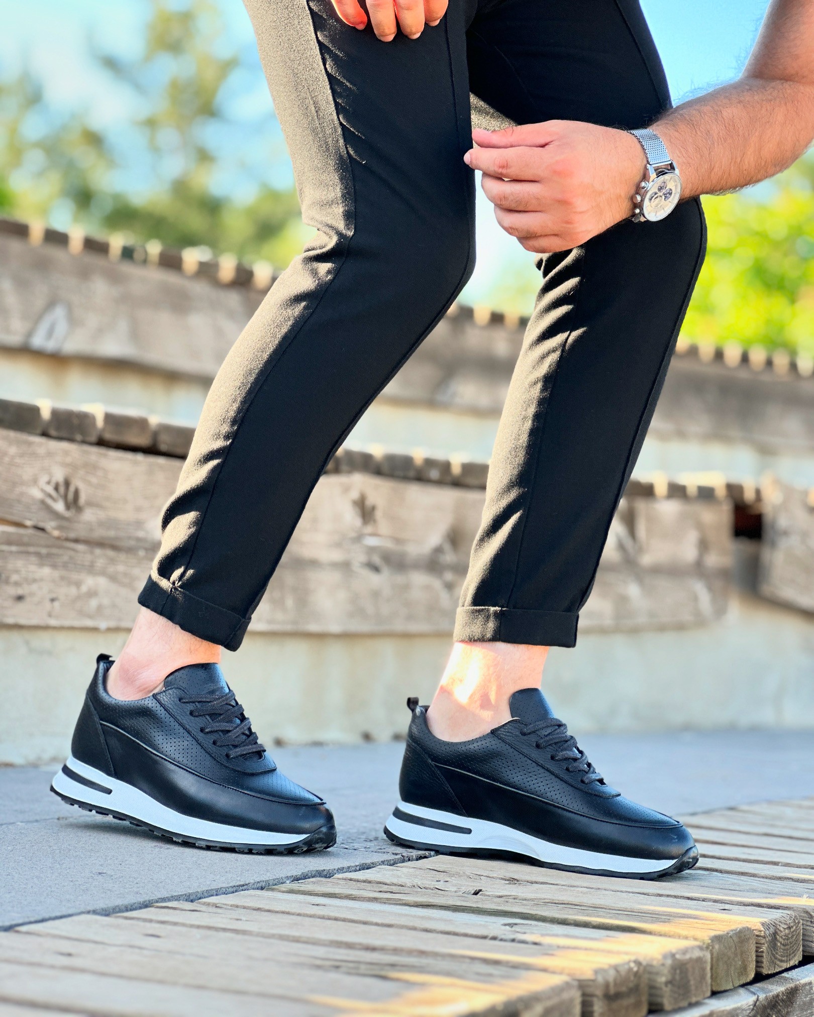 LAYB HAKİKİ DERİ EVA TABAN GÜNLÜK ERKEK SNEAKER AYAKKABI