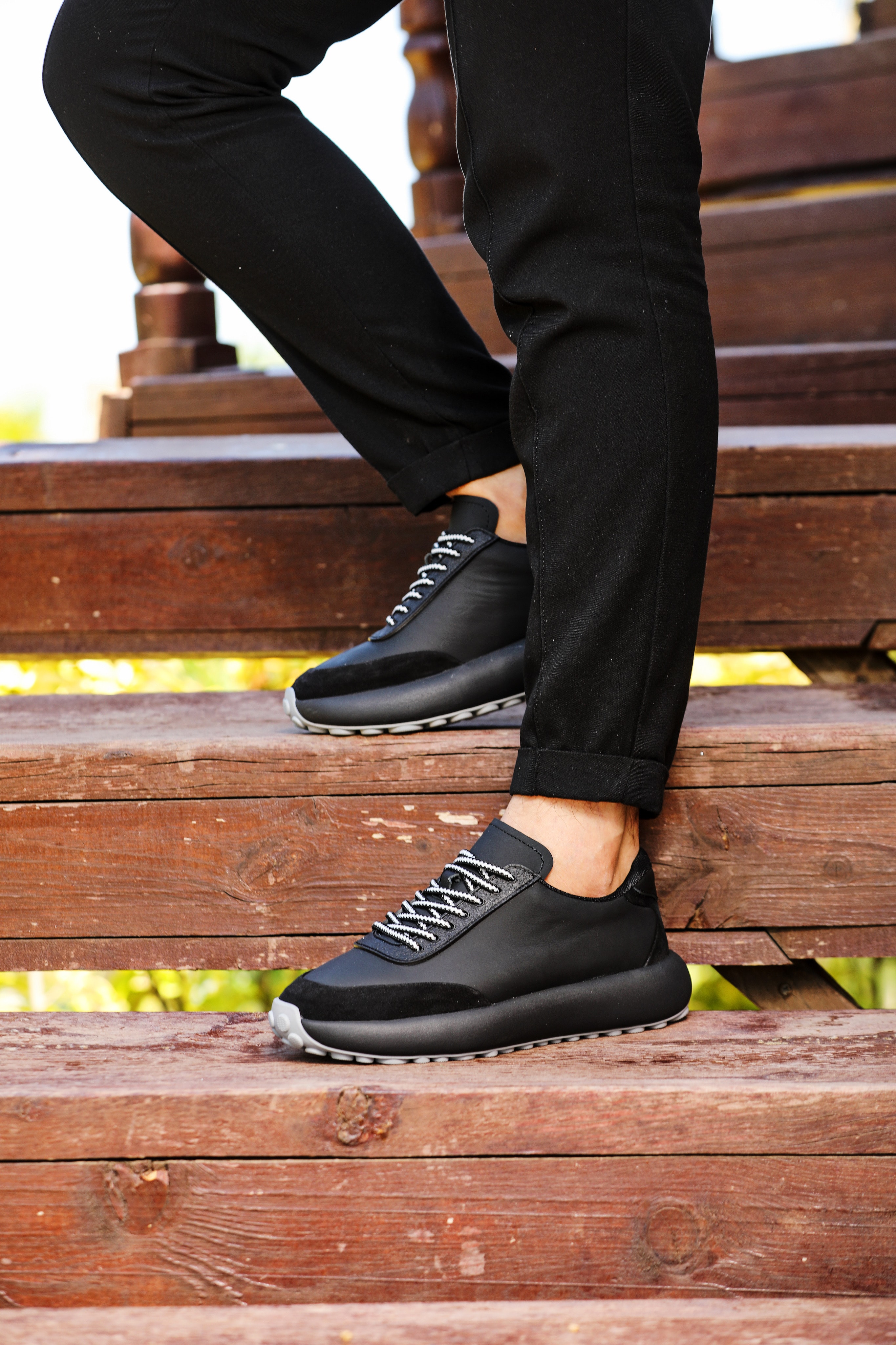 ADARO HAKİKİ DERİ AİR TABAN GÜNLÜK ERKEK SNEAKER AYAKKABI
