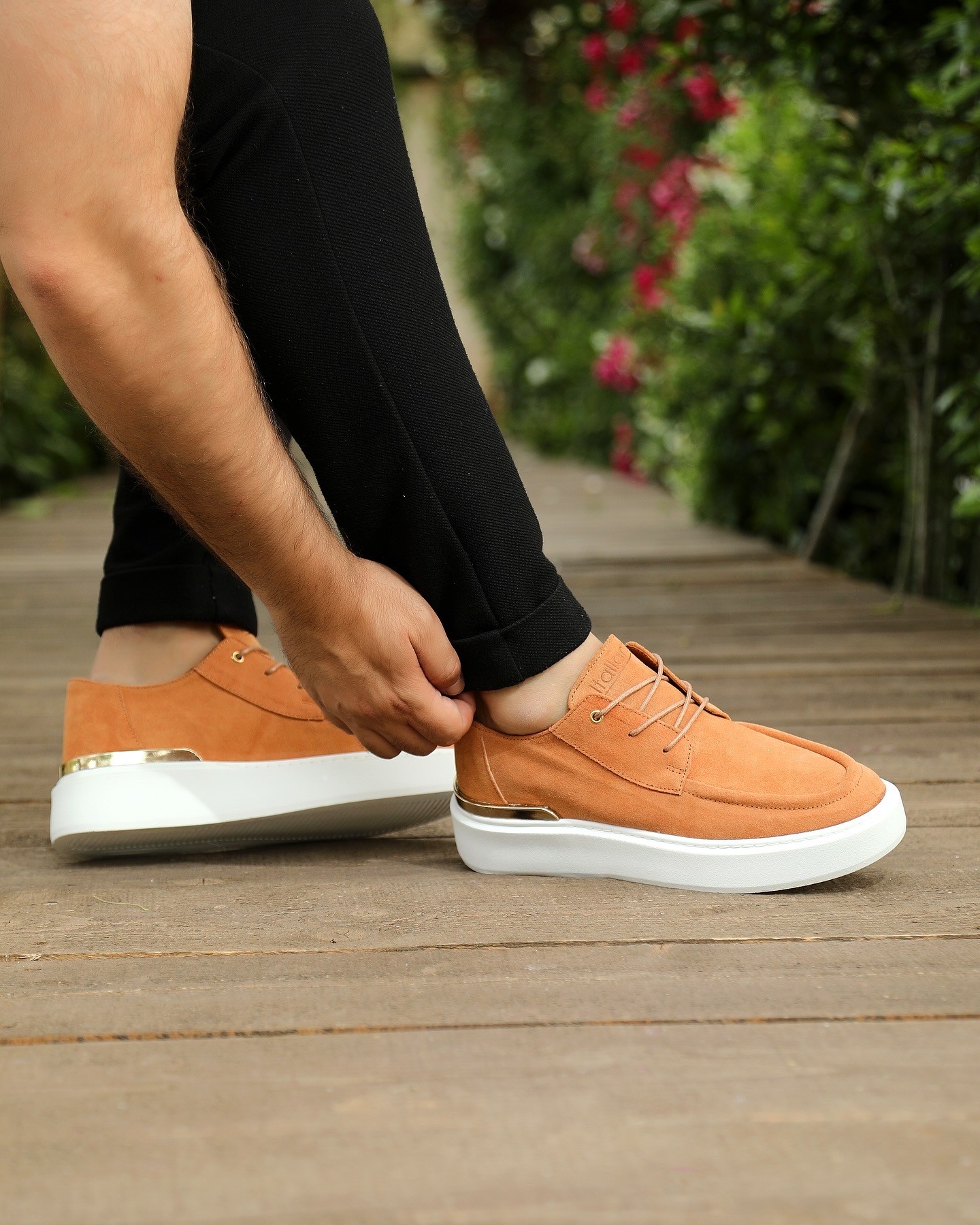 VİONET HAKİKİ DERİ EVA TABAN GÜNLÜK ERKEK SNEAKER AYAKKABI