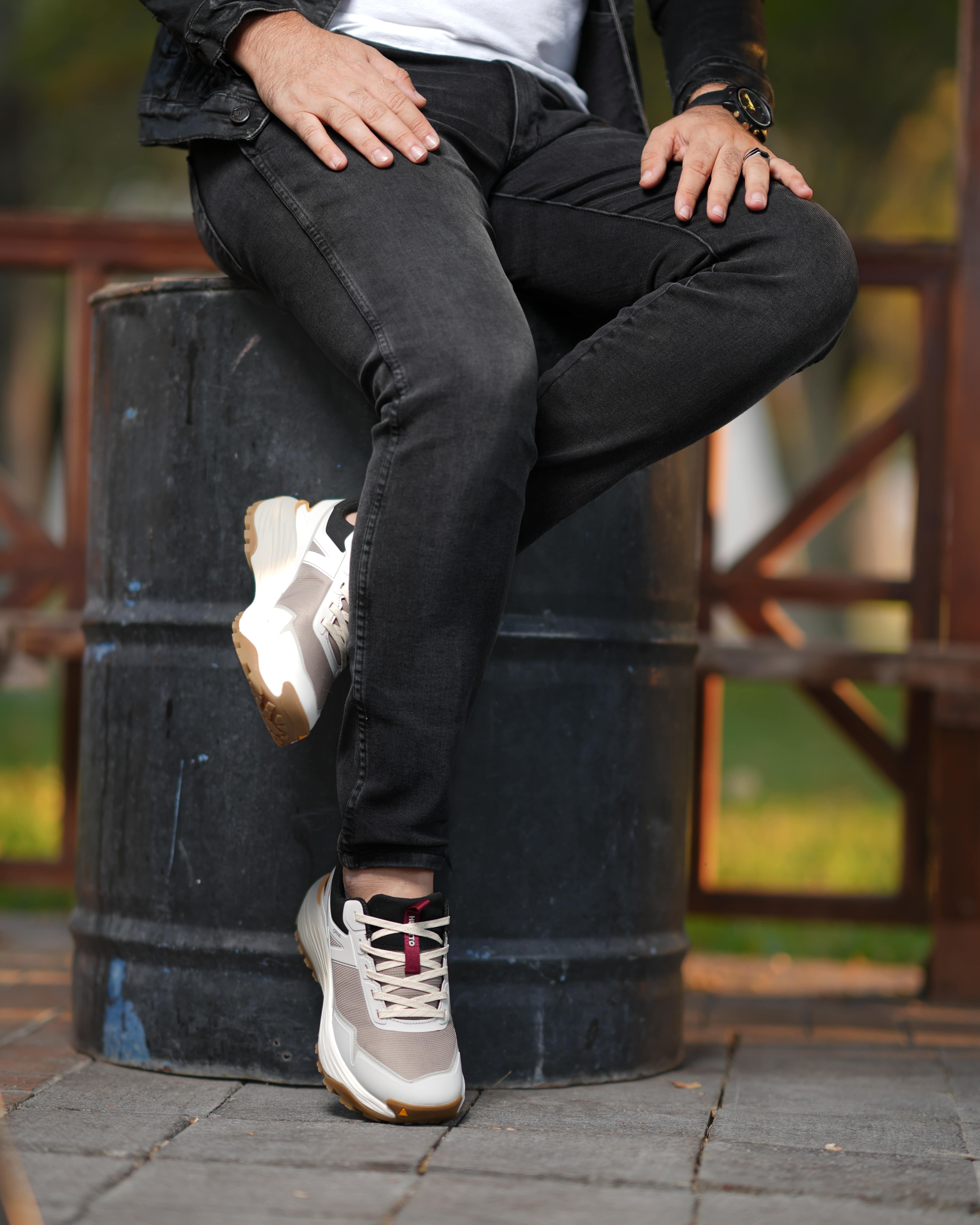 PİRES GORE TEX SU ALMAYAN ERKEK SNEAKER AYAKKABI - Bej