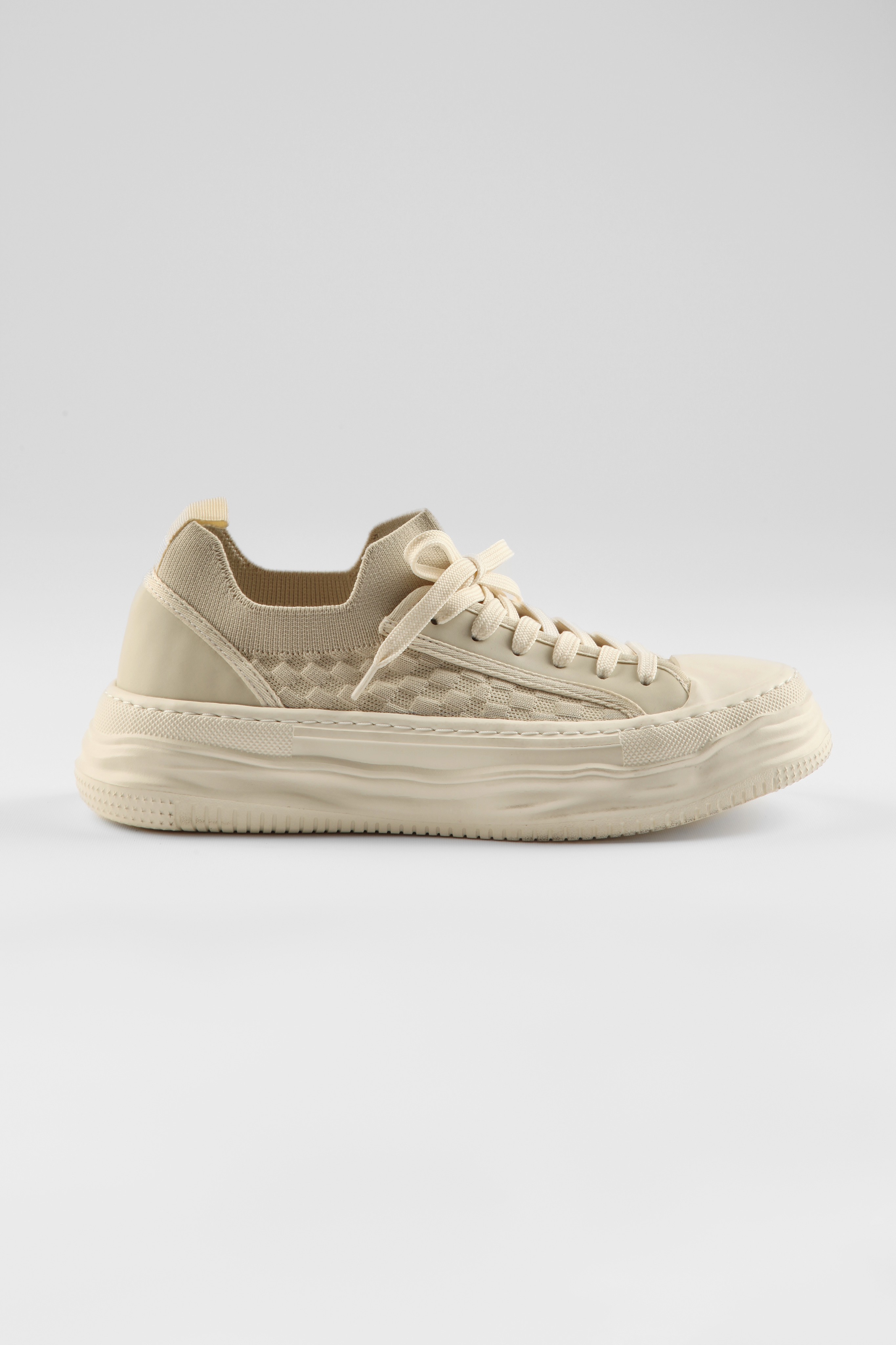 DERİK HASIR KETEN AİR TABAN GÜNLÜK ERKEK SNEAKER AYAKKABI - Bej