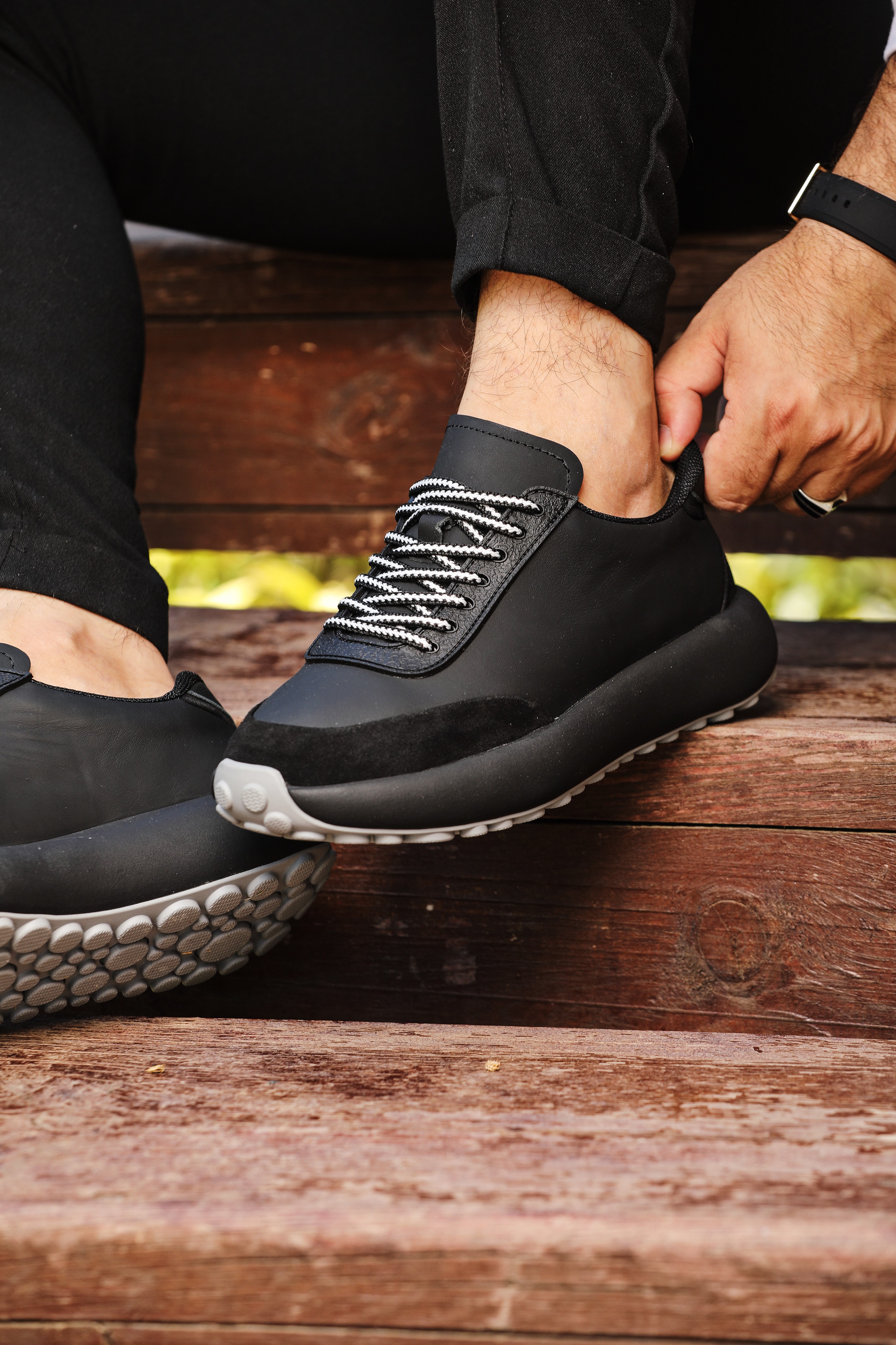ADARO HAKİKİ DERİ AİR TABAN GÜNLÜK ERKEK SNEAKER AYAKKABI