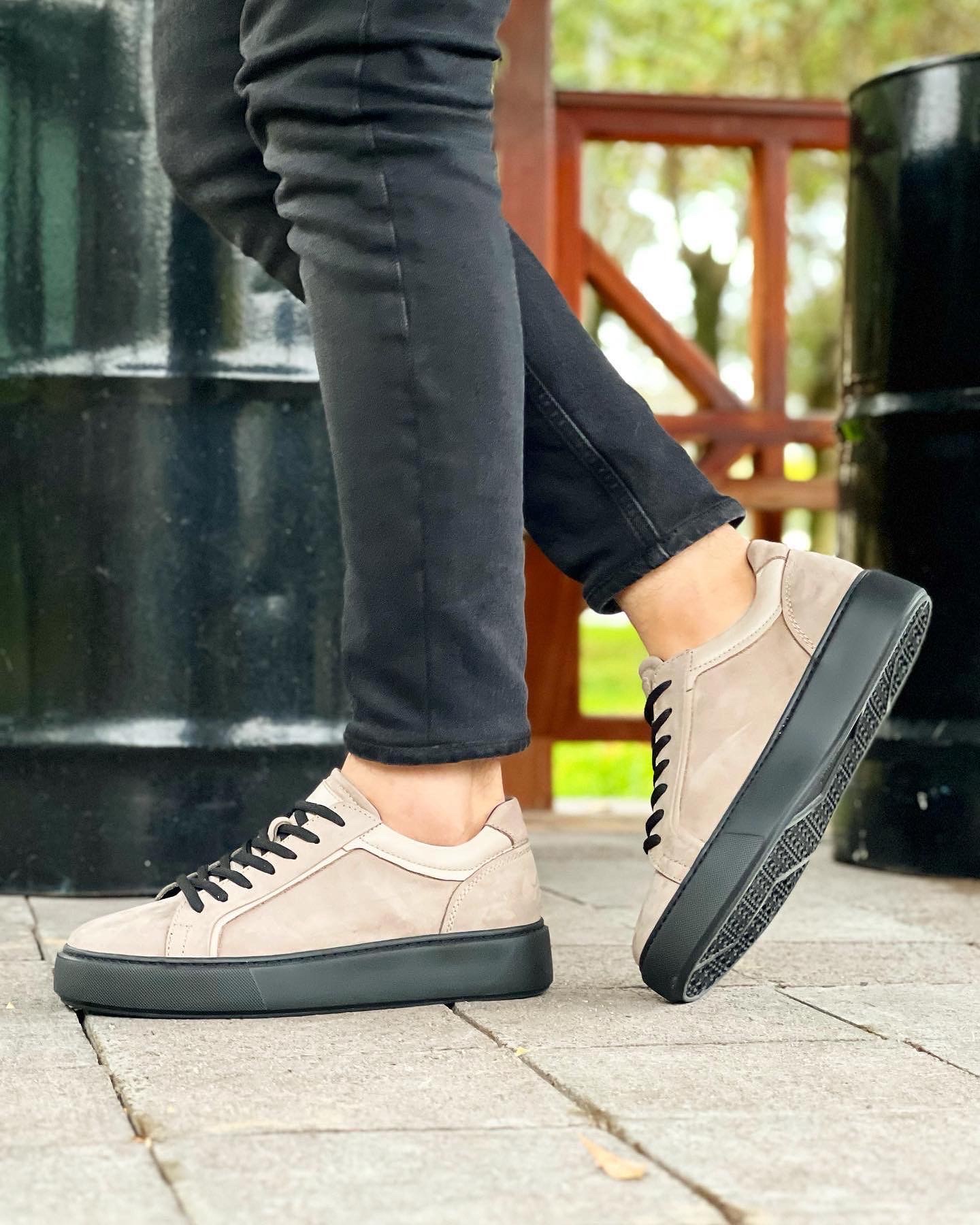 FONEY HAKİKİ DERİ EVA TABAN GÜNLÜK ERKEK SNEAKER AYAKKABI