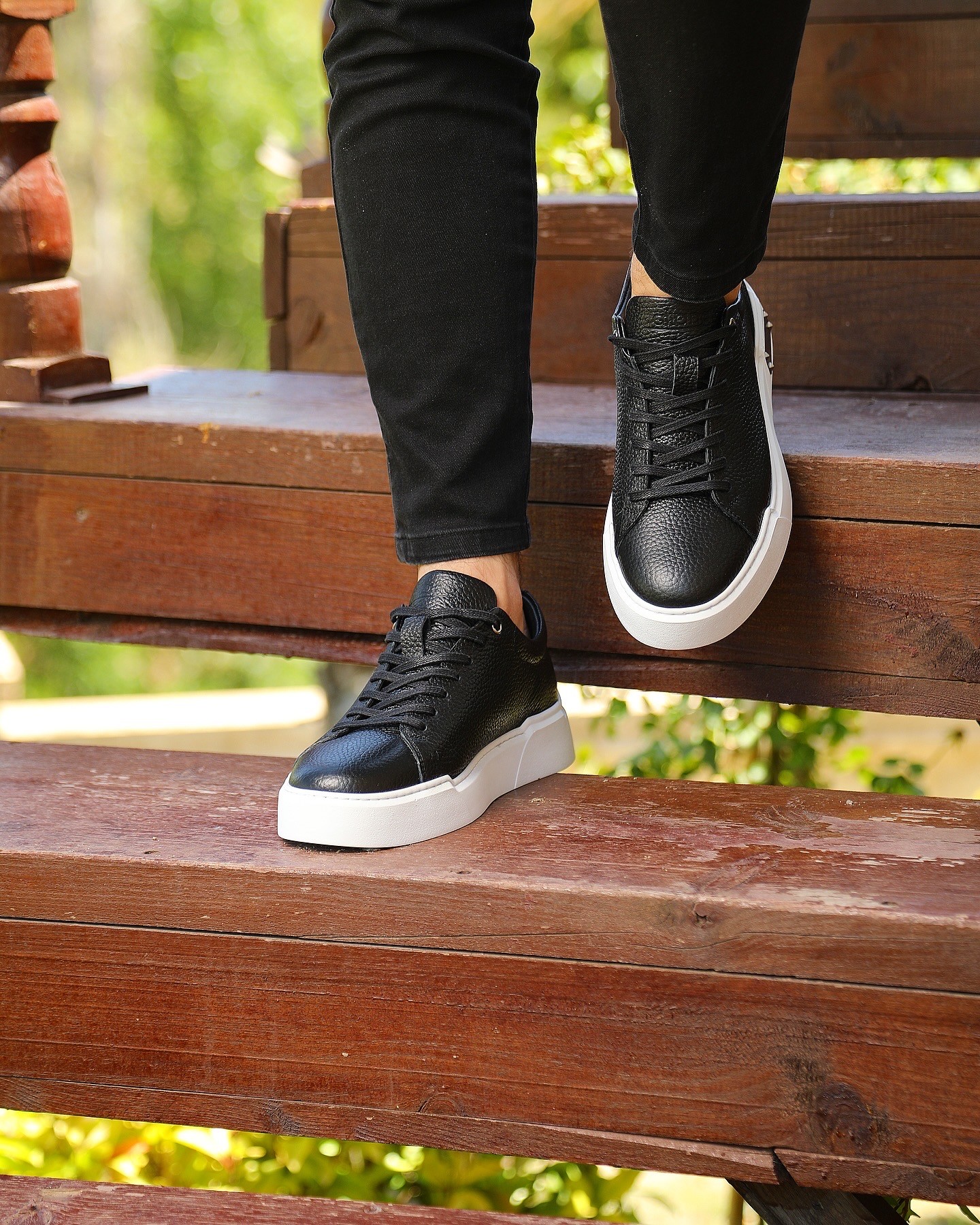 HAKİKİ DERİ EVA TABAN GÜNLÜK ERKEK SNEAKER AYAKKABI