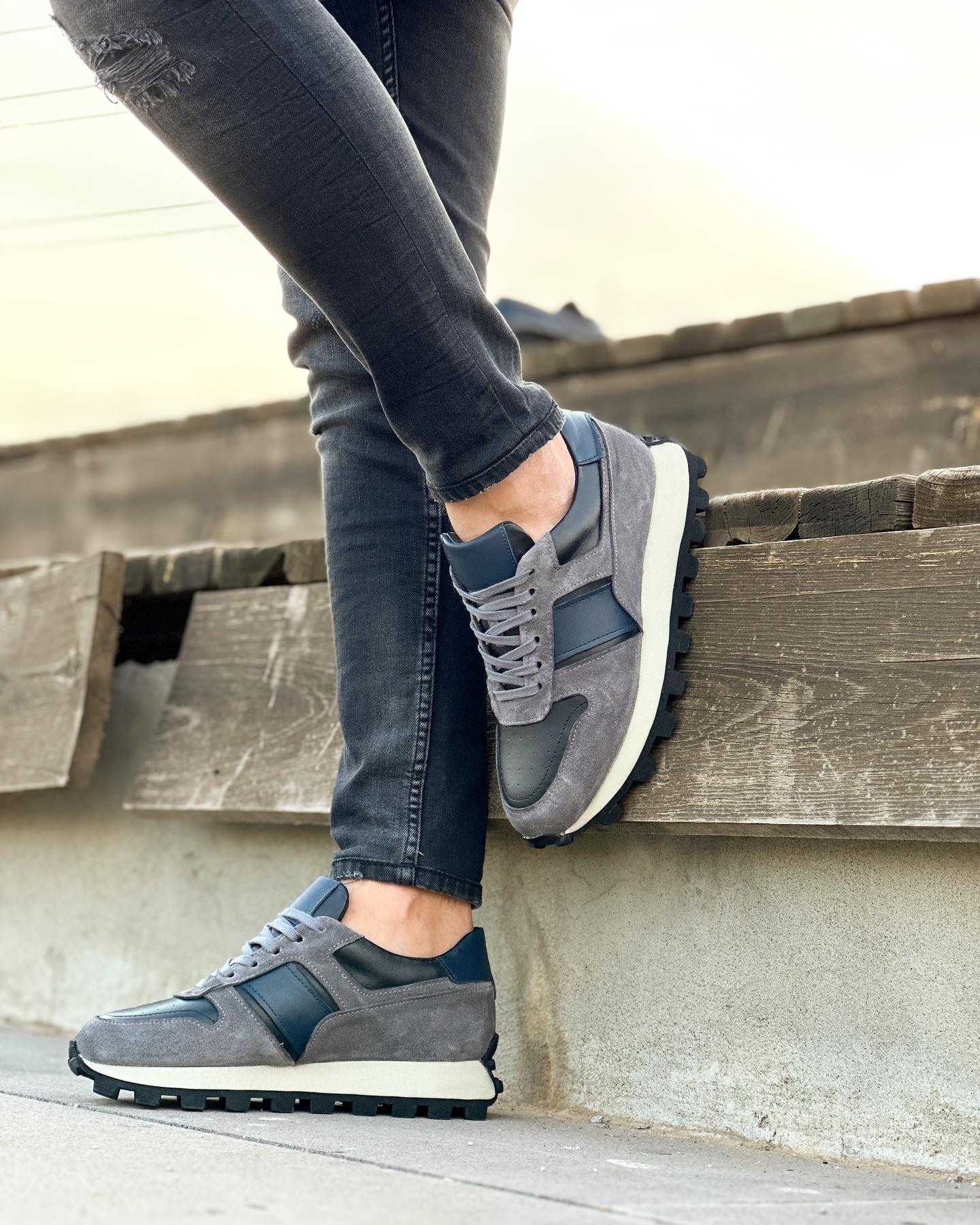 KEVIR HAKİKİ DERİ EVA TABAN GÜNLÜK ERKEK SNEAKER AYAKKABI