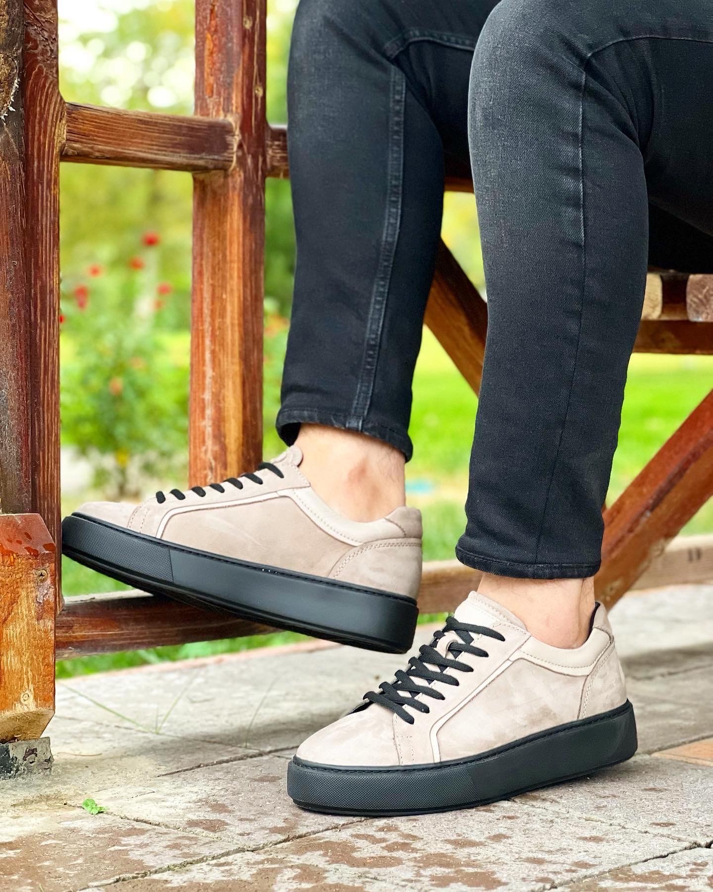 FONEY HAKİKİ DERİ EVA TABAN GÜNLÜK ERKEK SNEAKER AYAKKABI
