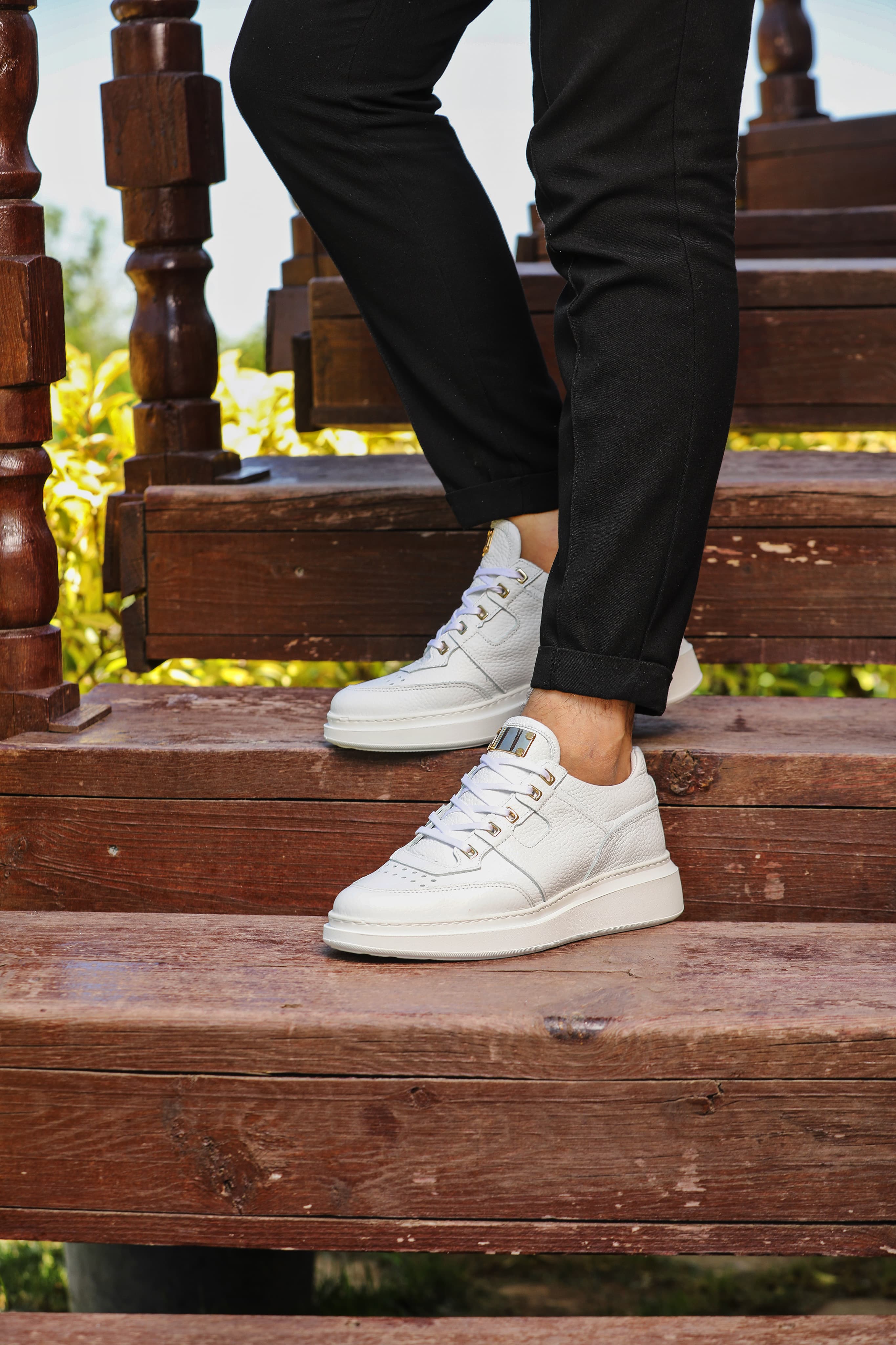 MAYKAP HAKİKİ DERİ EVA TABAN GÜNLÜK ERKEK SNEAKER AYAKKABI