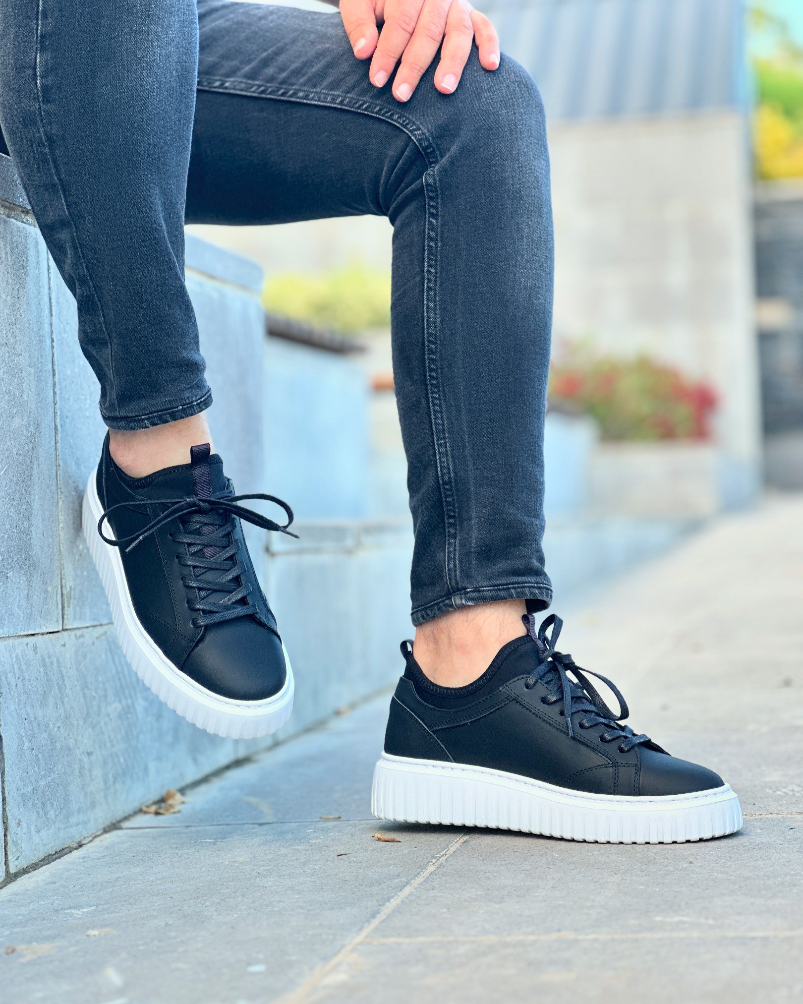 KAYRİE HAKİKİ DERİ EVA TABAN GÜNLÜK ERKEK SNEAKER AYAKKABI