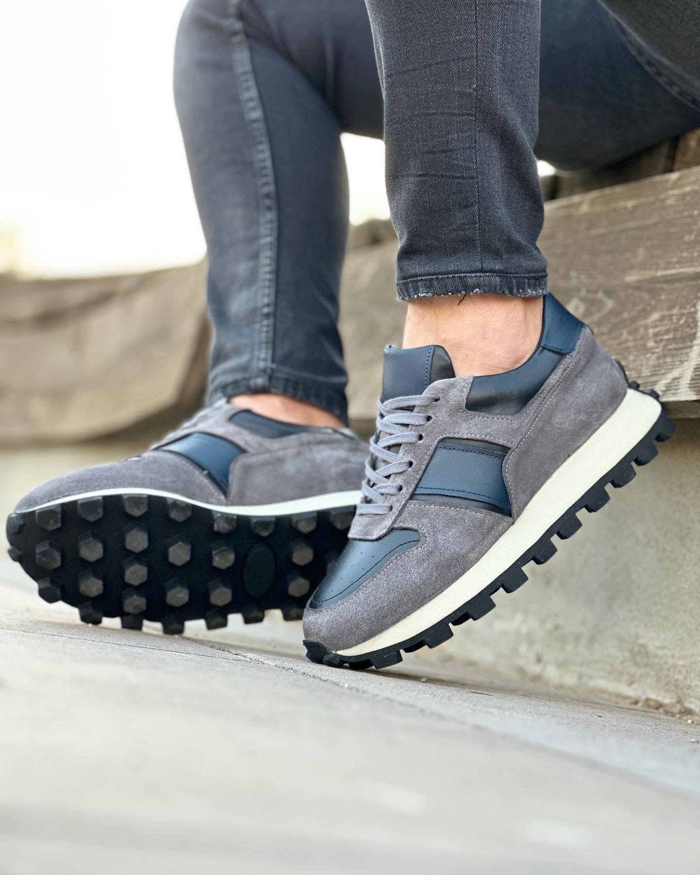 KEVIR HAKİKİ DERİ EVA TABAN GÜNLÜK ERKEK SNEAKER AYAKKABI
