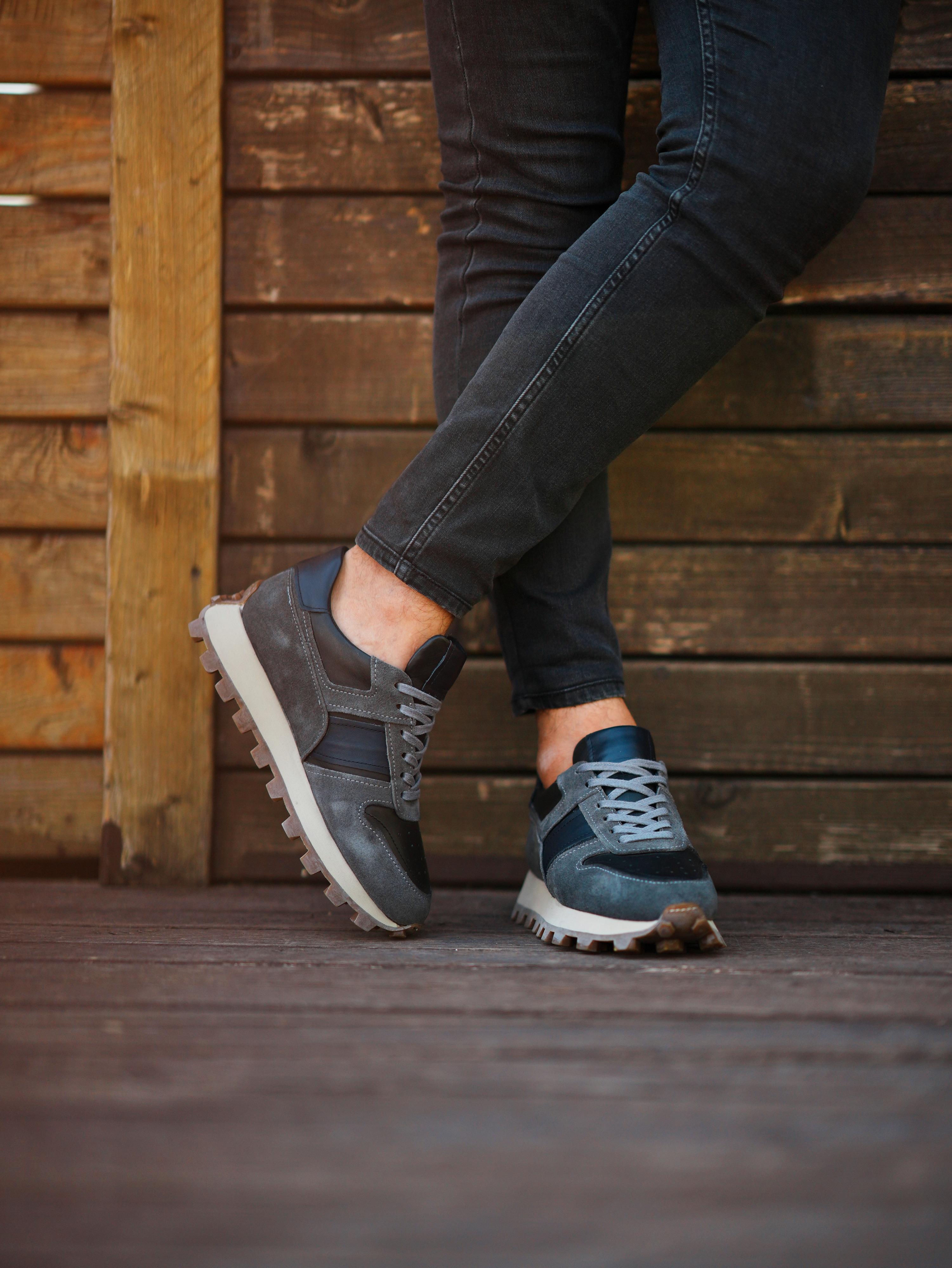 KEVIR HAKİKİ DERİ EVA TABAN GÜNLÜK ERKEK SNEAKER AYAKKABI