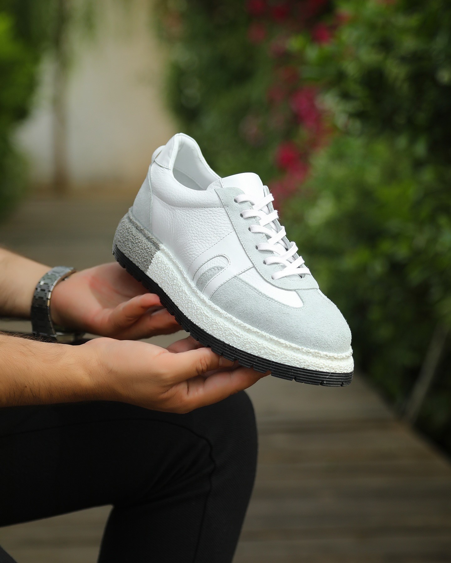 DARUN HAKİKİ DERİ EVA TABAN GÜNLÜK ERKEK SNEAKER AYAKKABI