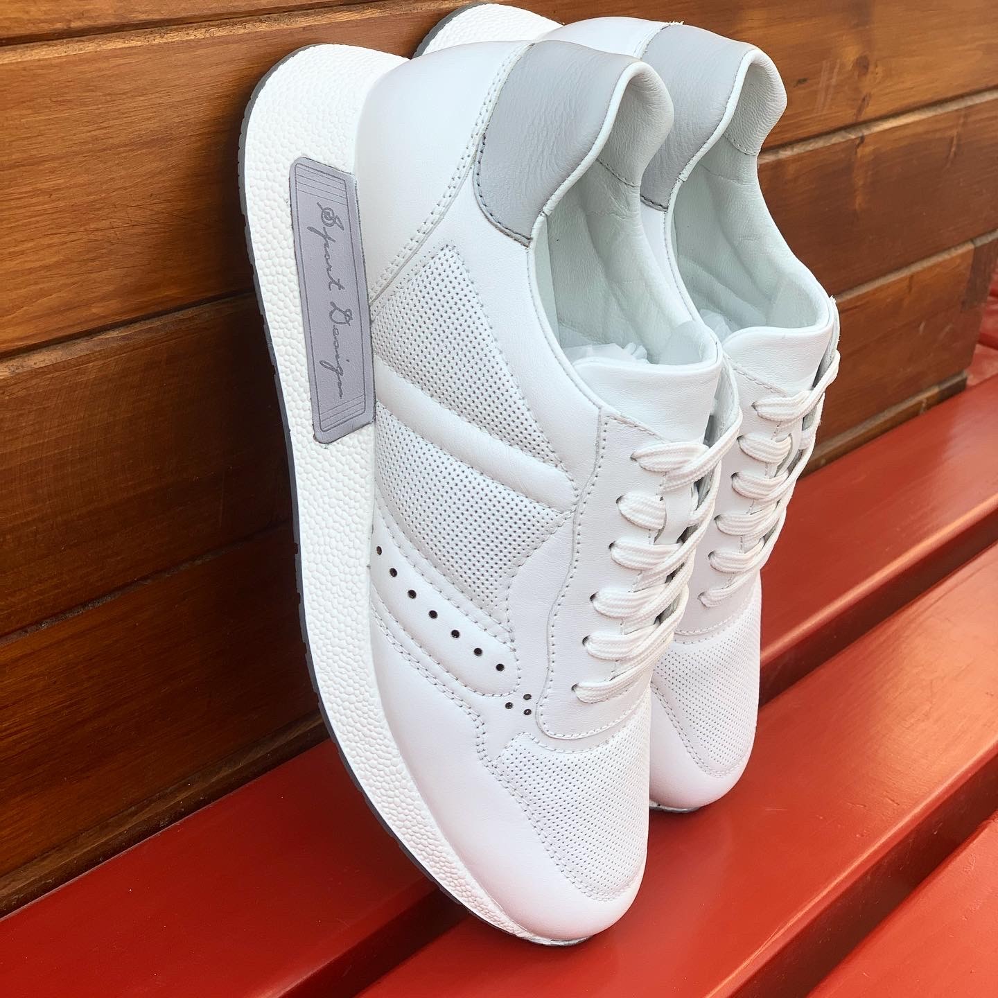 BESA HAKİKİ DERİ EVA TABAN GÜNLÜK ERKEK SNEAKER AYAKKABI - Beyaz