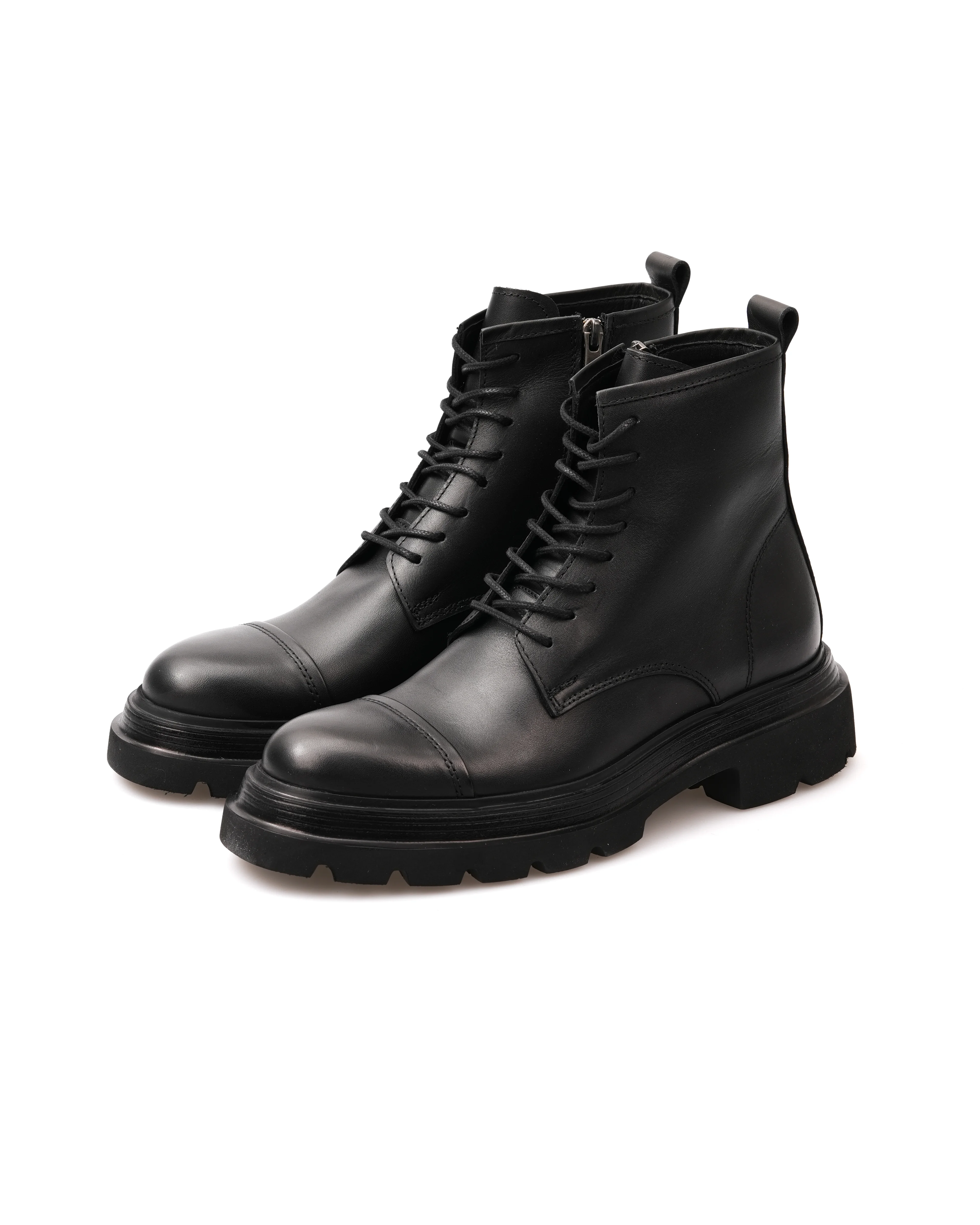 HEDOR HAKİKİ DERİ GÜNLÜK ERKEK BOT - Siyah